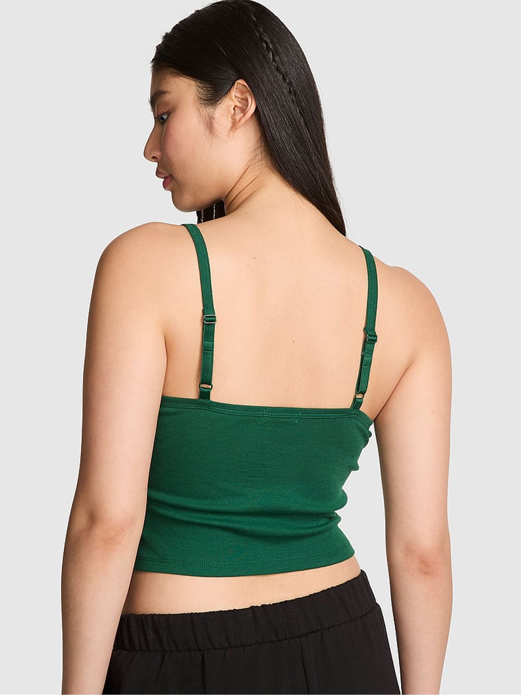 Jaguar Green Pyjama Cami Top - Image 2 of 2