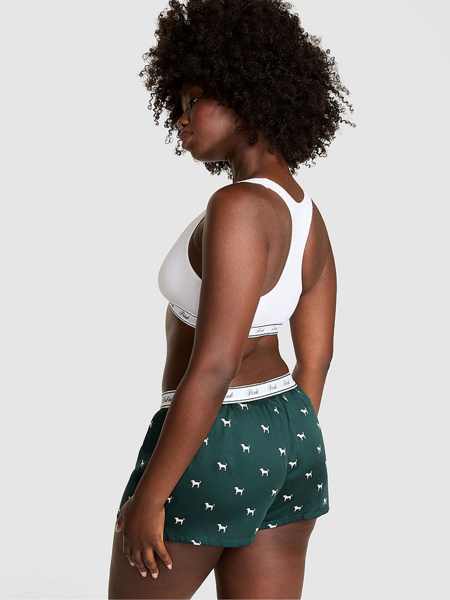 Forest Green Dog Print Pyjama Bottoms - Image 2 of 2
