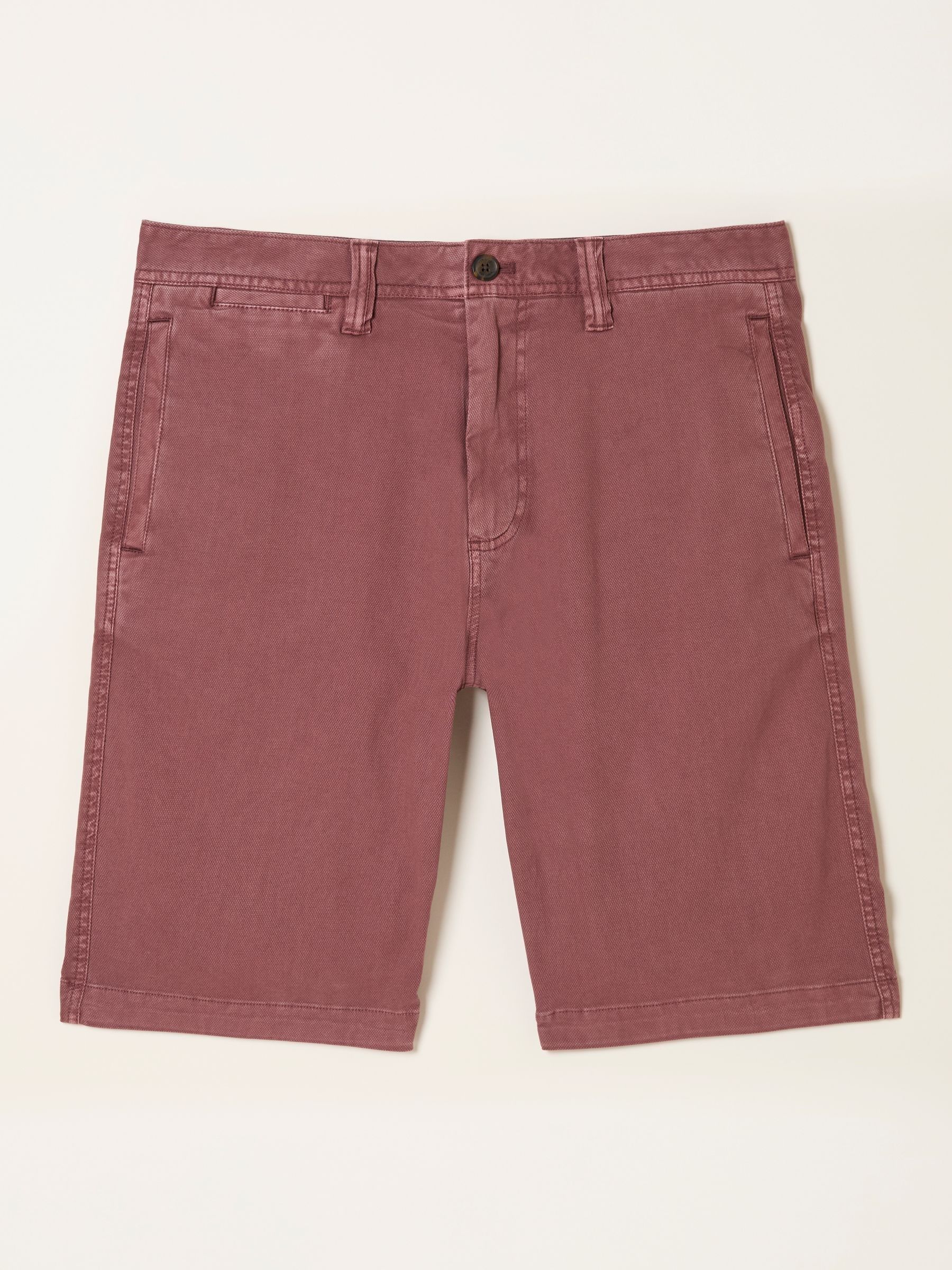 Padstow Terracotta Pull On Garment Dye Utility Shorts - Image 1 of 1