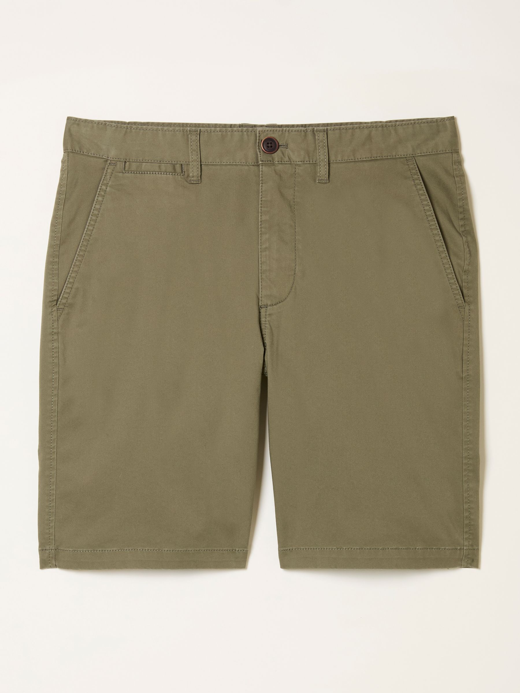 Mawes Khaki Green Chino Shorts - Image 6 of 6