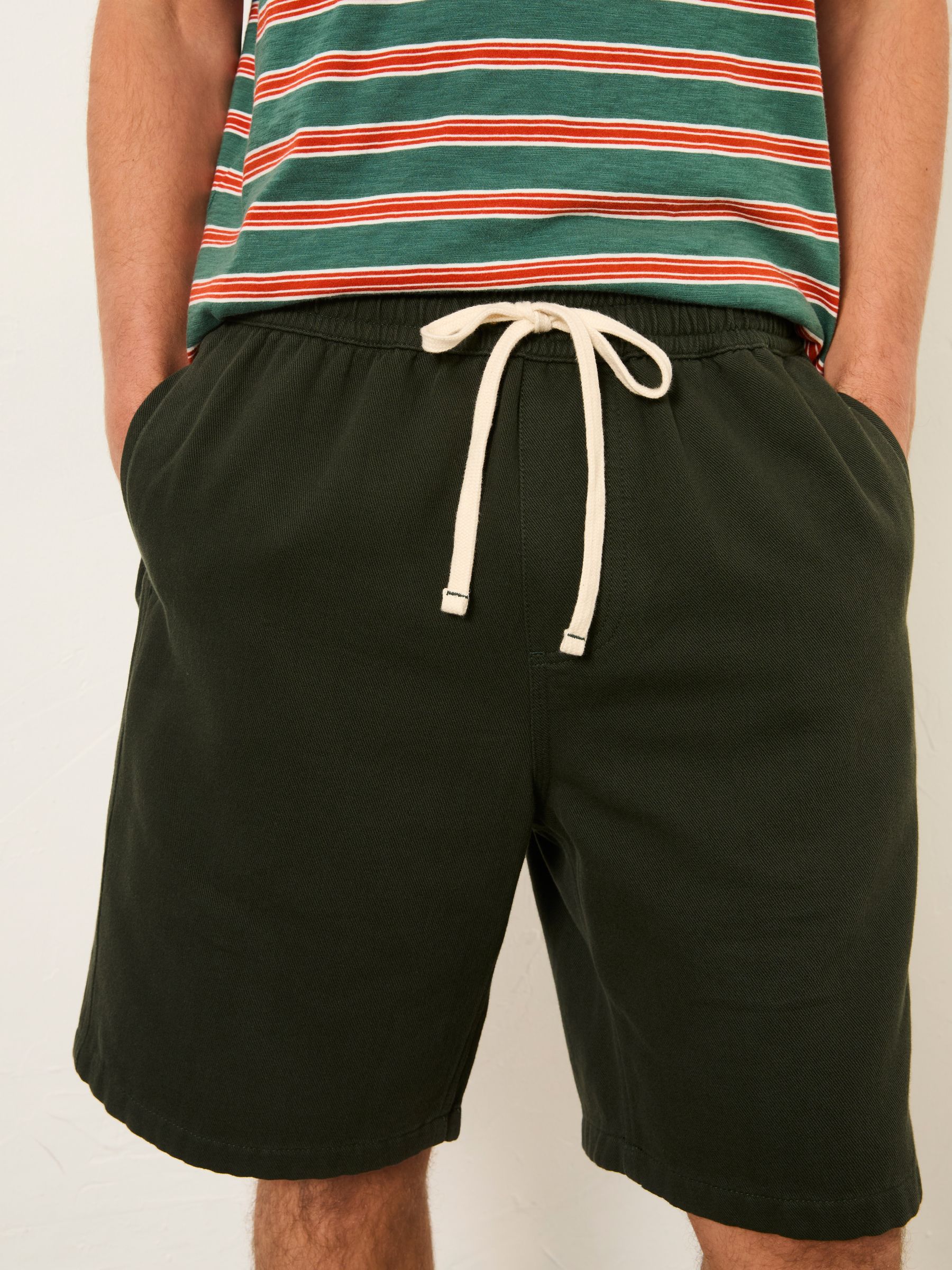 Ladram Dark Green Relaxed Pull On Short - Image 1 of 6