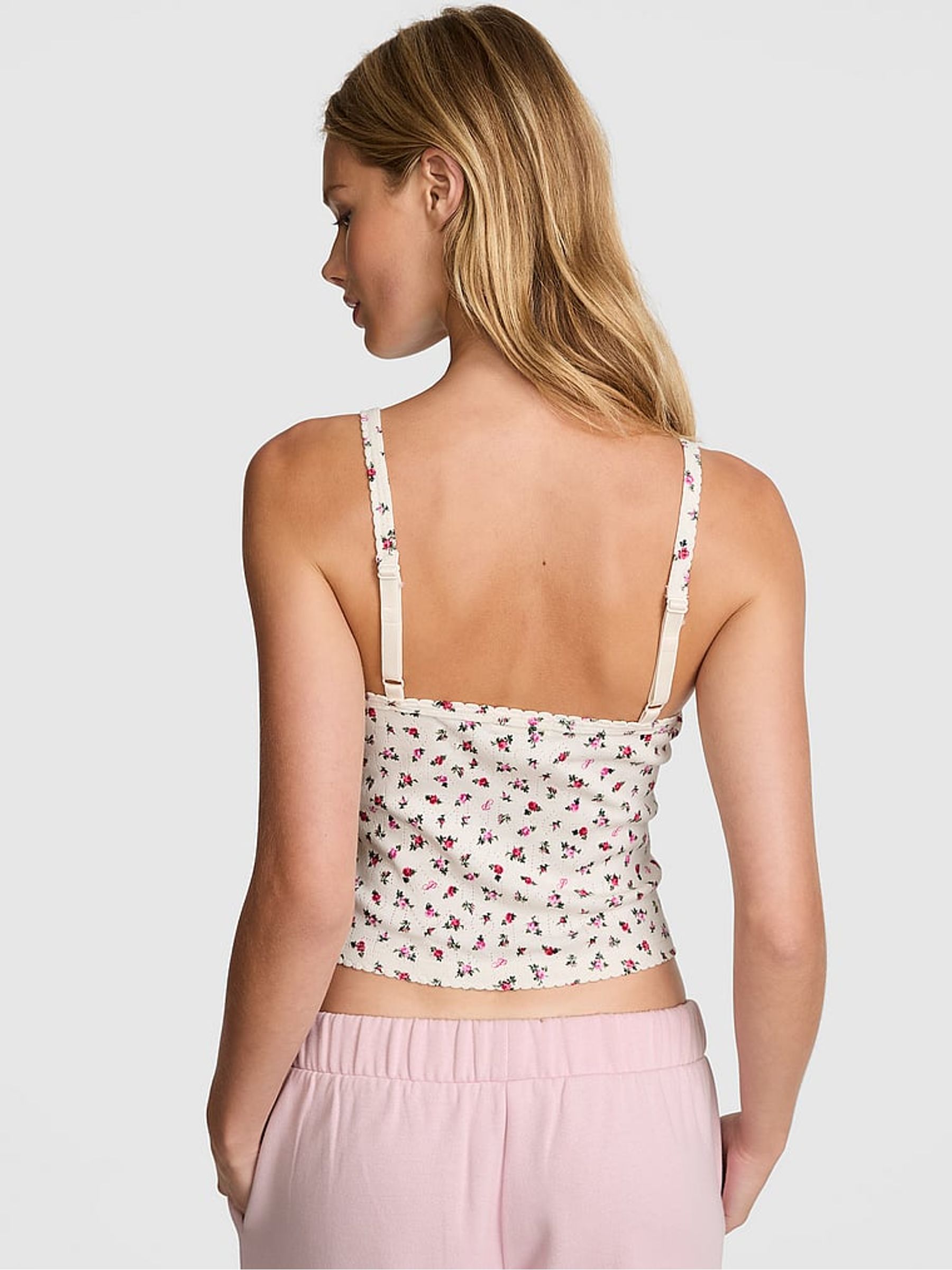 Winter White Pyjama Cami Top - Image 2 of 2