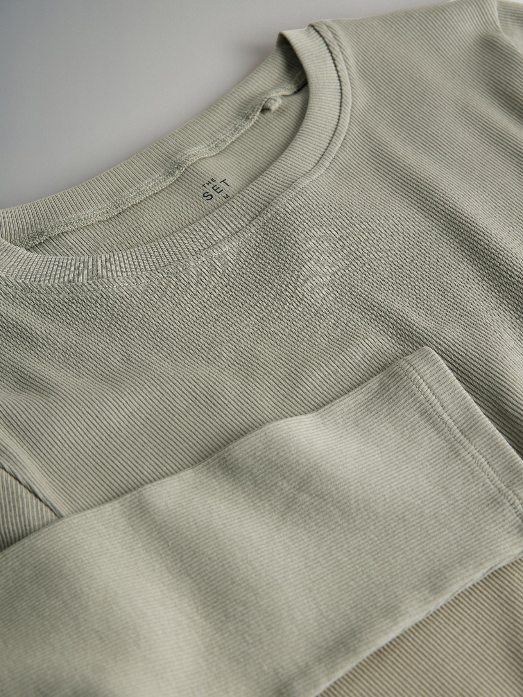 4 Pack Long Sleeve Rib T-Shirts - Image 7 of 7