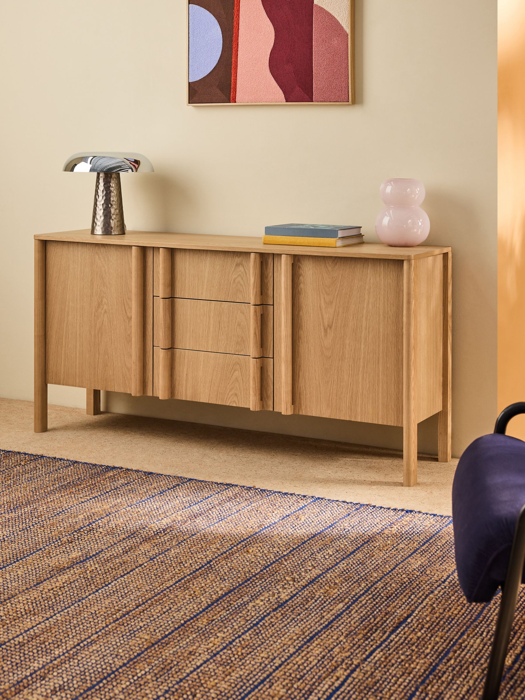 Reeve Large Large Sideboard in Oak - Image 1 of 5