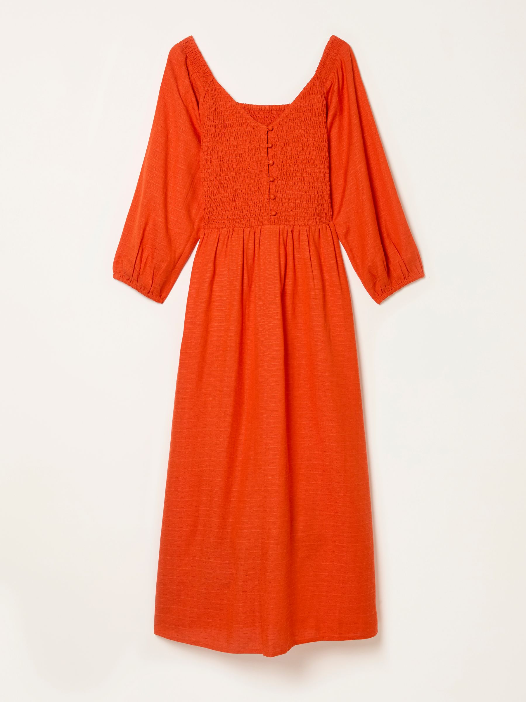 Adele Orange Midi Dress - Image 5 of 5