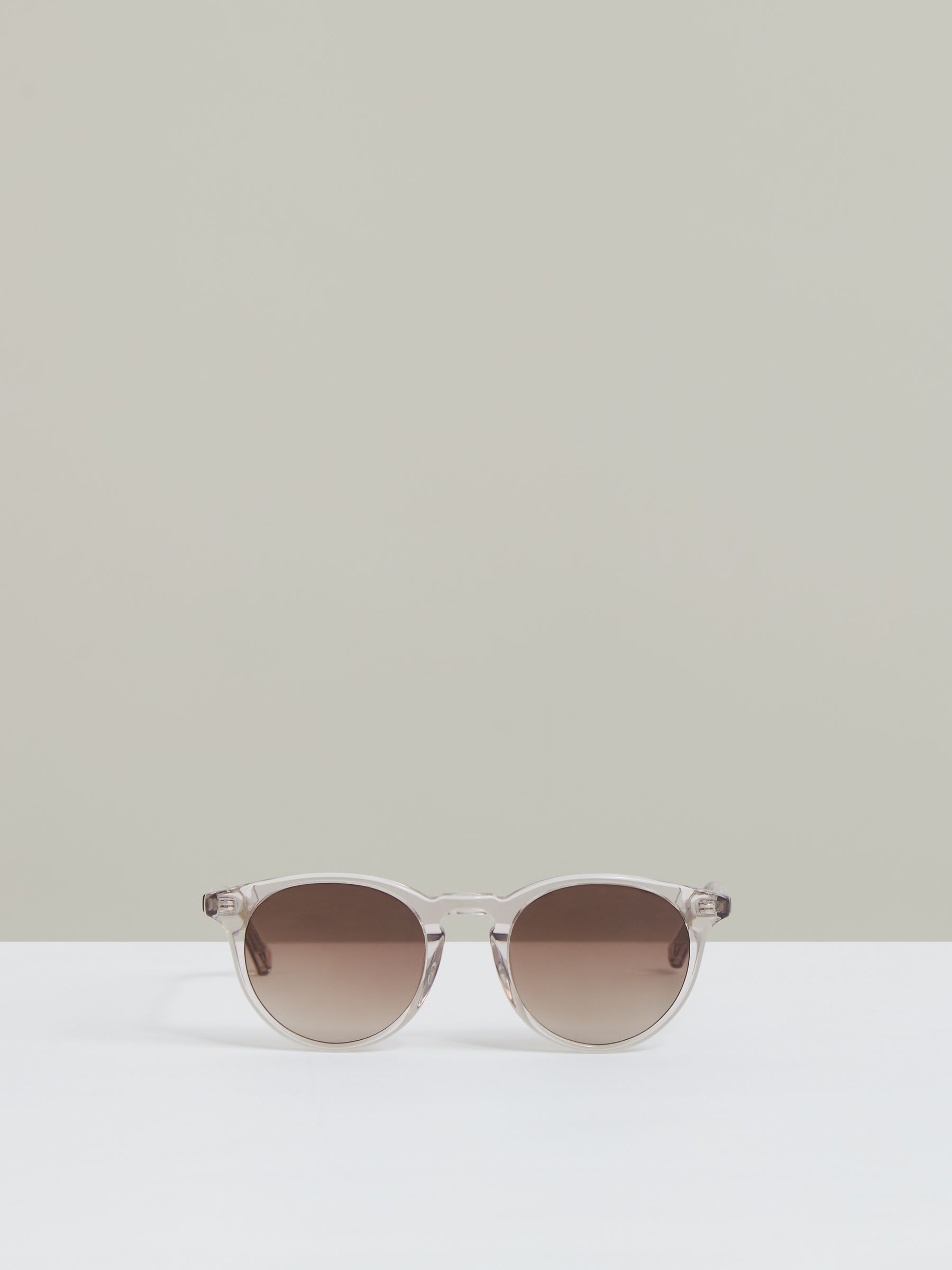MESSYWEEKEND Round Frame Sunglasses in Pink - Image 1 of 3