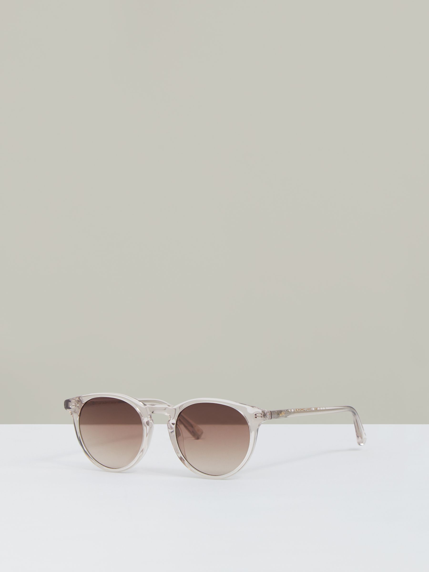 MESSYWEEKEND Round Frame Sunglasses in Pink - Image 2 of 3