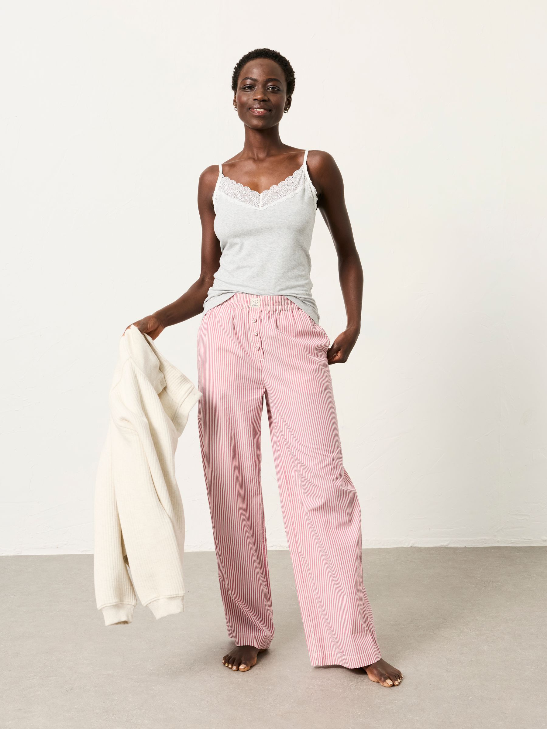 Grey 3 Pack of Lace Vests - Image 4 of 6