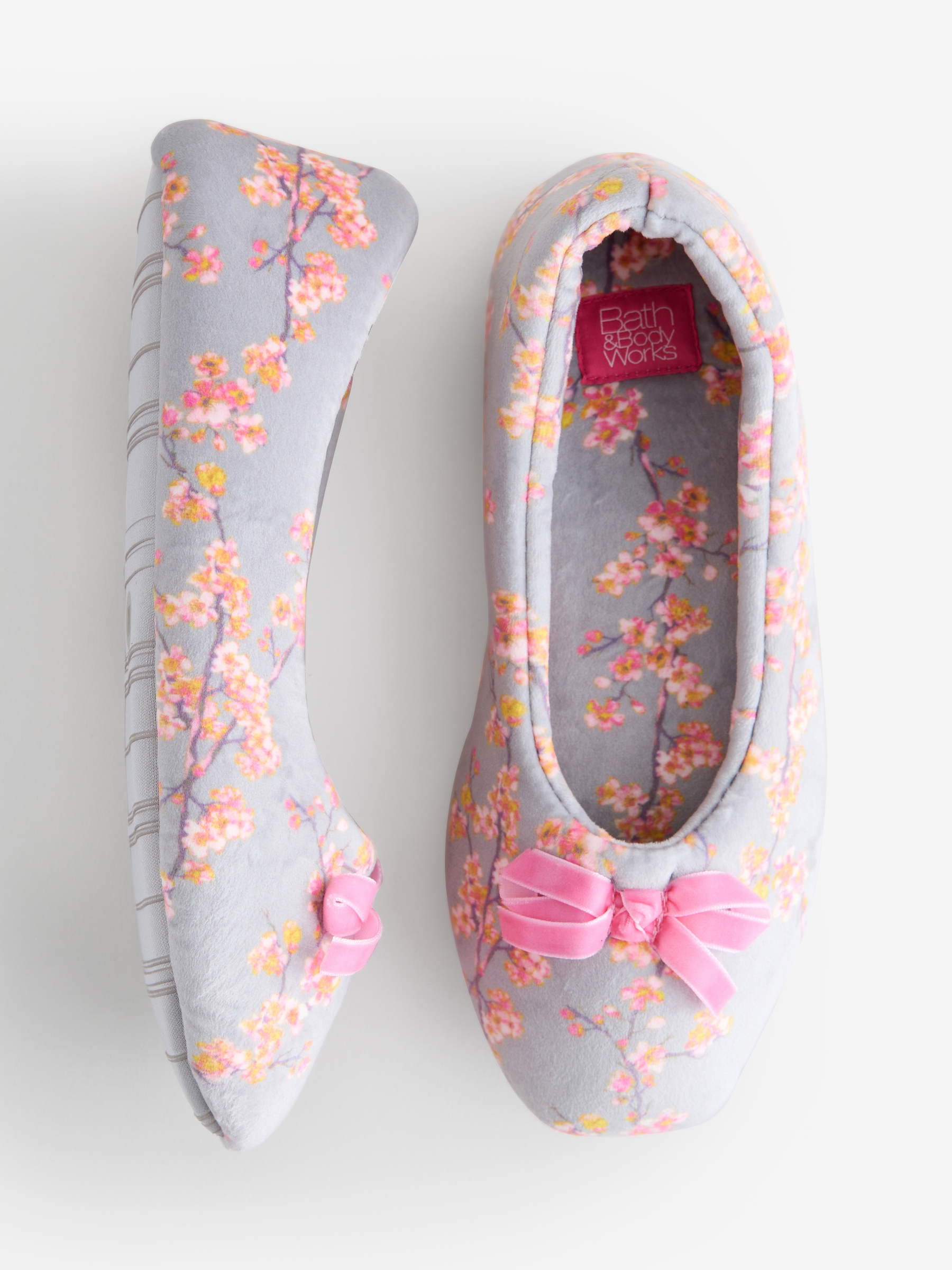 Purple Cherry Blossom Ballet Slippers - Image 5 of 7