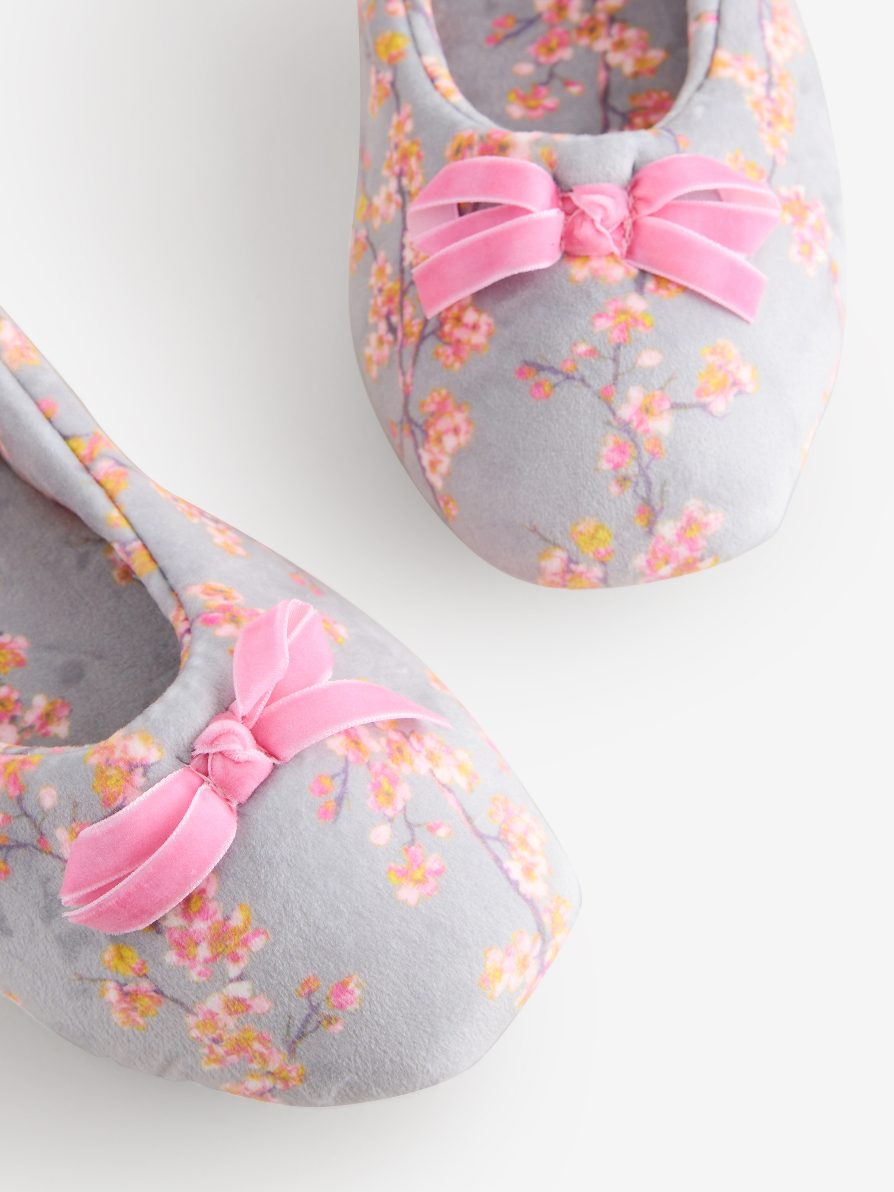 Purple Cherry Blossom Ballet Slippers - Image 6 of 7