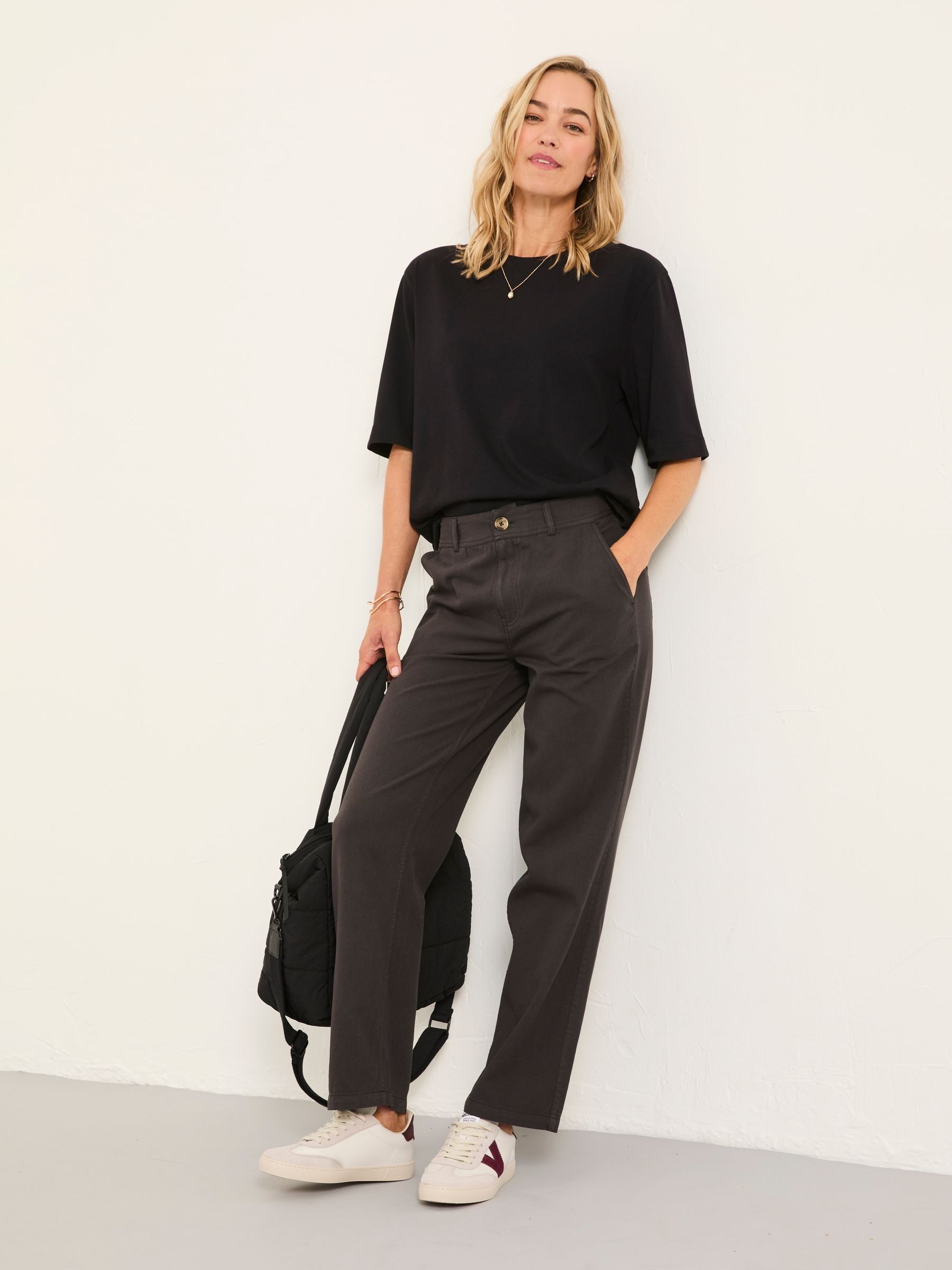 Fynley Charcoal Grey Tapered Trouser - Image 3 of 6
