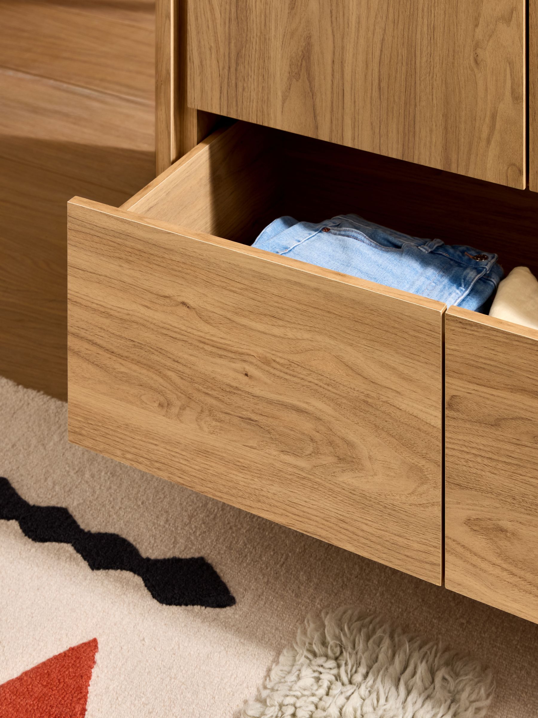 Oak Effect Kaci Double Wardrobe - Image 3 of 7
