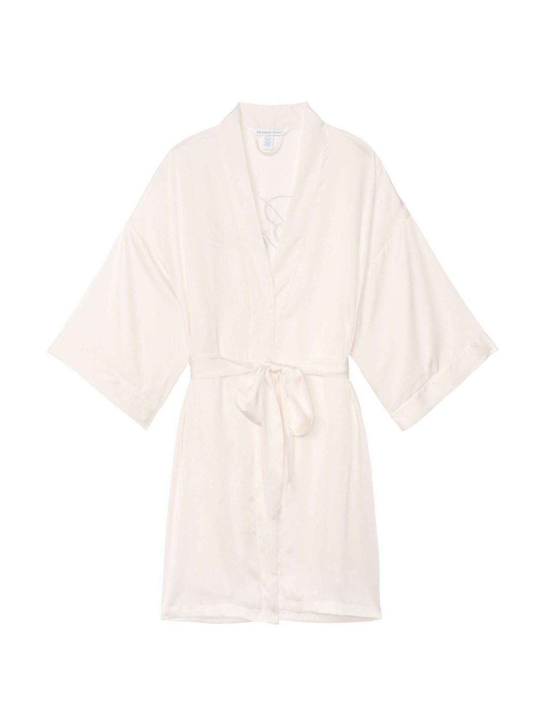 White Bridal Satin Robe - Image 12 of 12