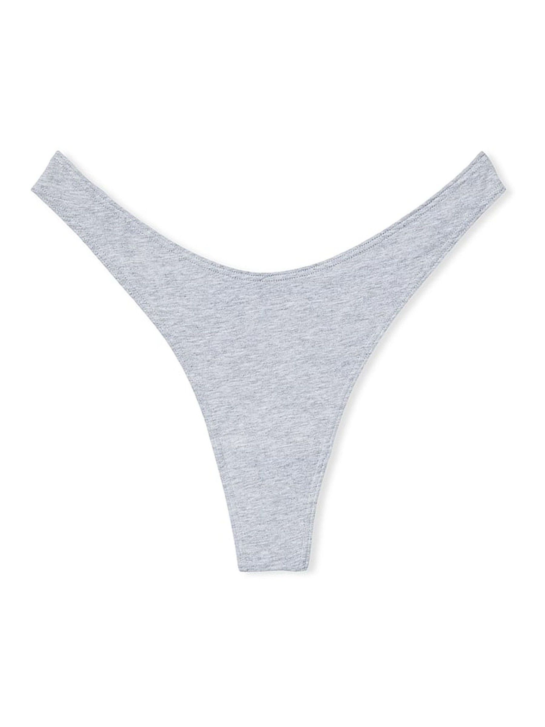 Medium Heather Grey Thong Knickers - Image 3 of 3