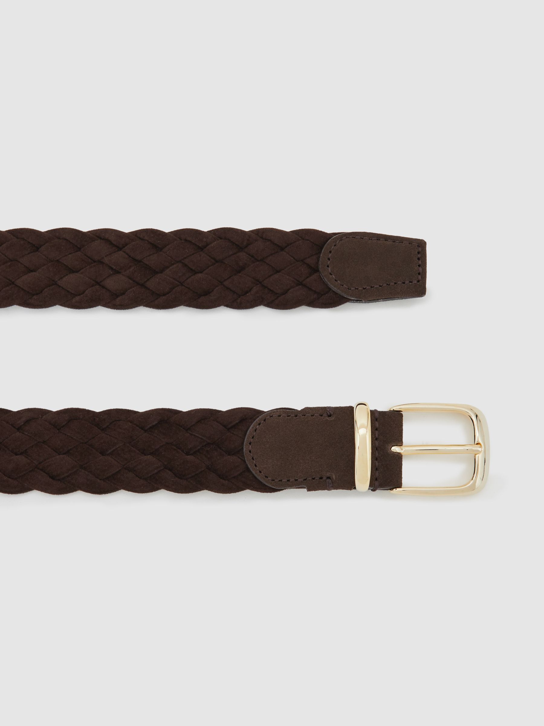 Woven Belt in Dark Brown - image 3