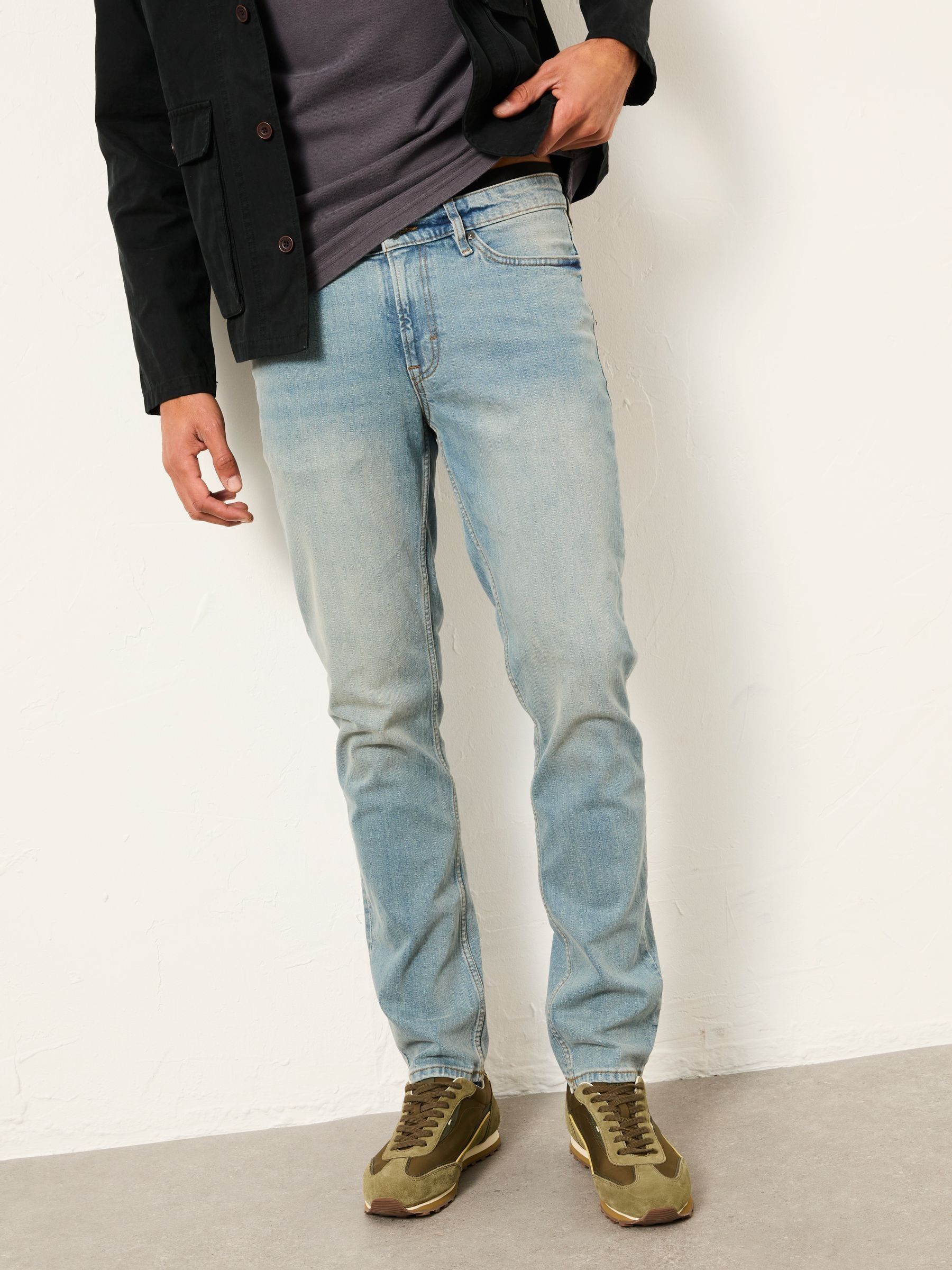 Light Vintage Blue Slim Fit Jeans - Image 1 of 6