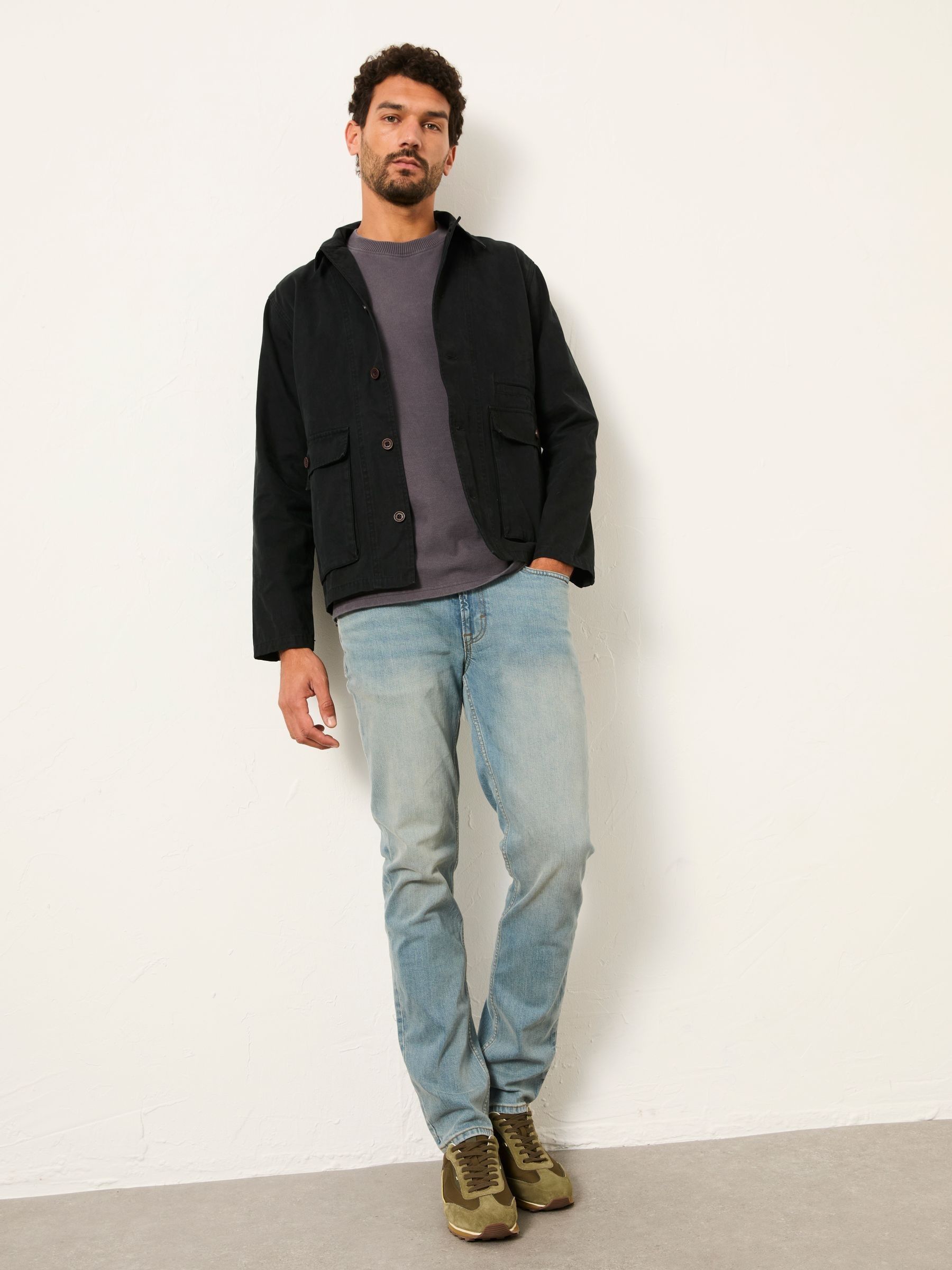 Light Vintage Blue Slim Fit Jeans - Image 4 of 6