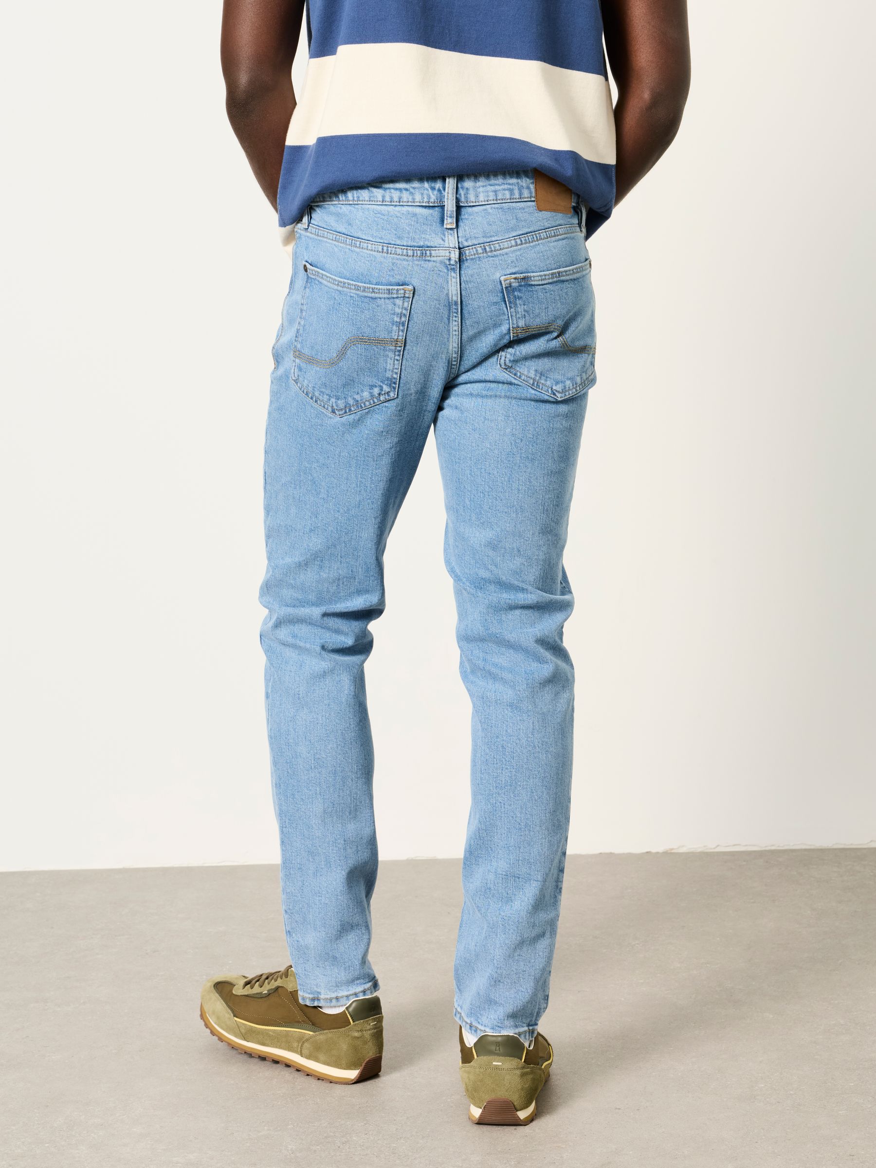 Light Blue Slim Fit Jeans - Image 2 of 6