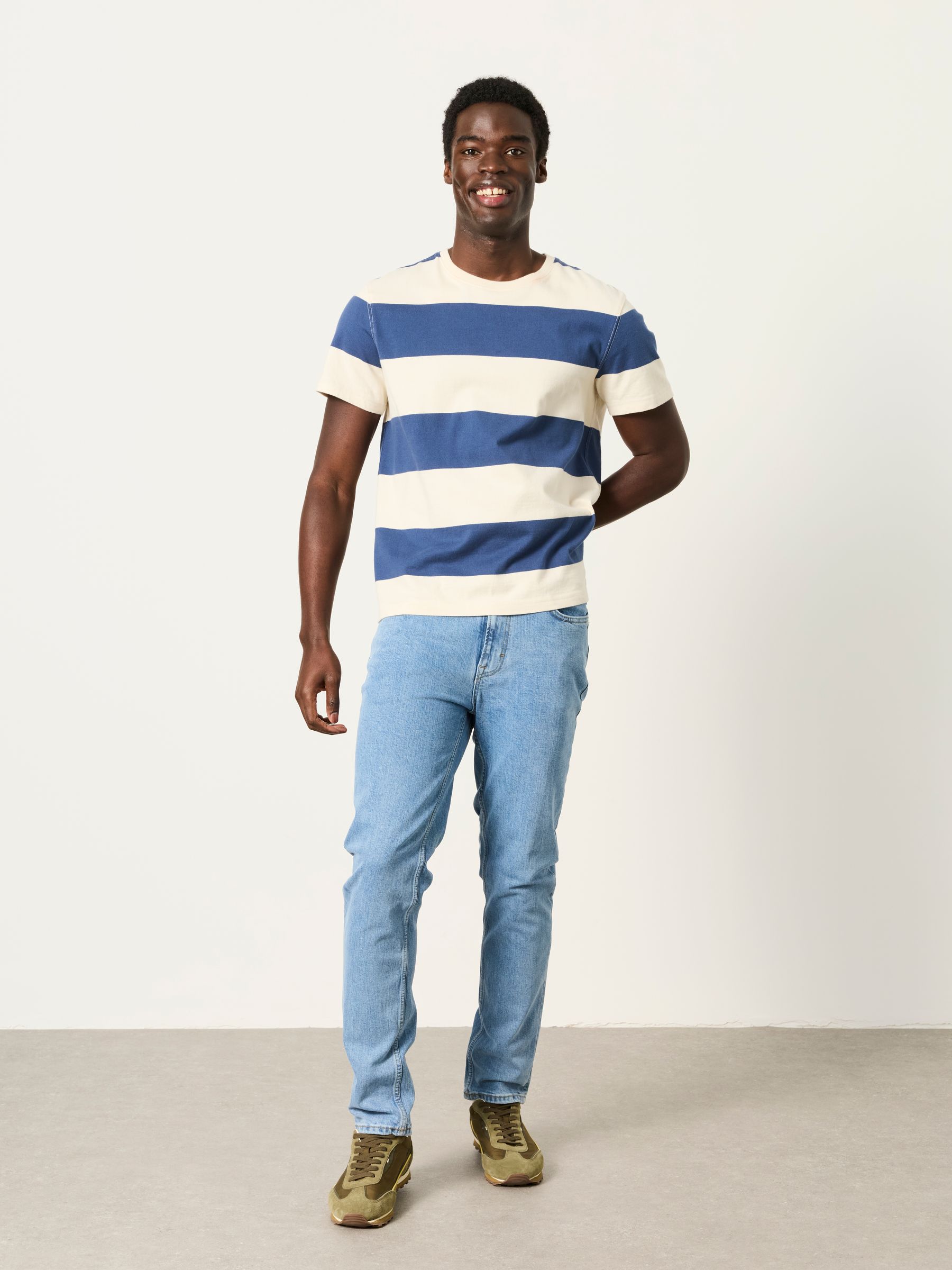 Light Blue Slim Fit Jeans - Image 5 of 6