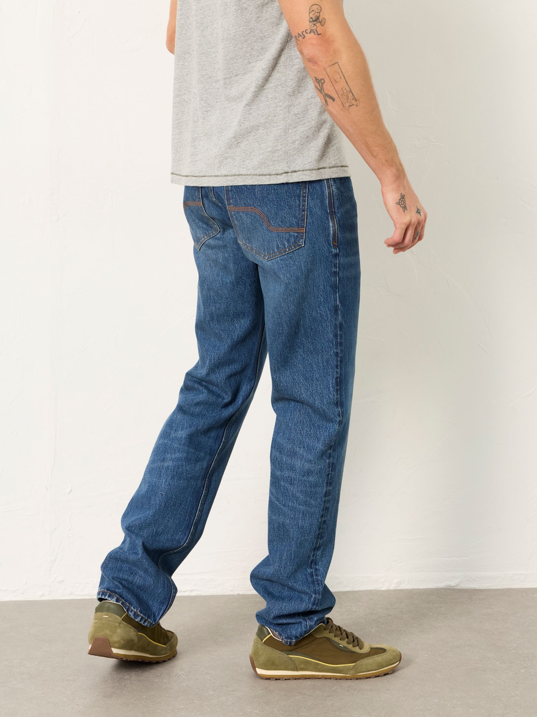 Stone Wash Straight Fit Jeans - Image 2 of 5