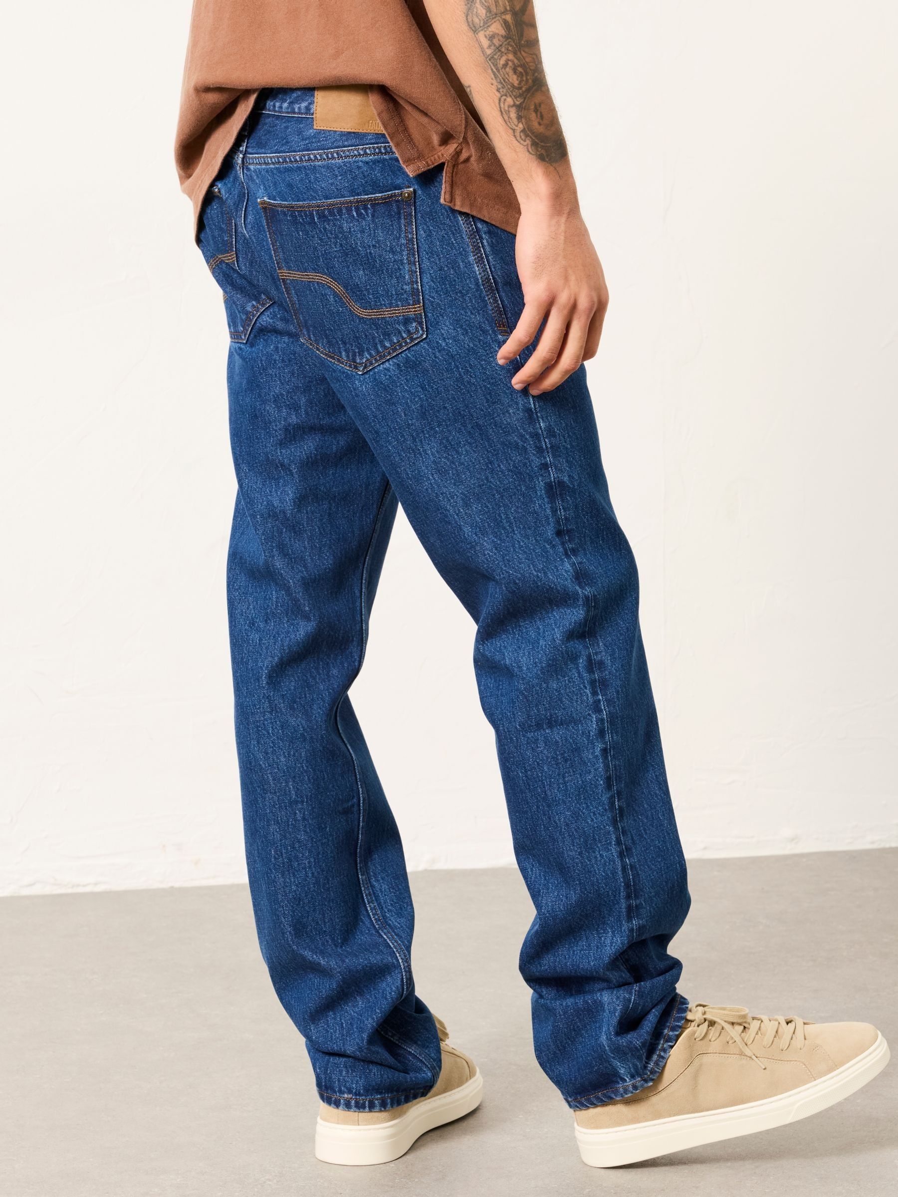 Denim Rinse Straight Fit Jeans - Image 2 of 7