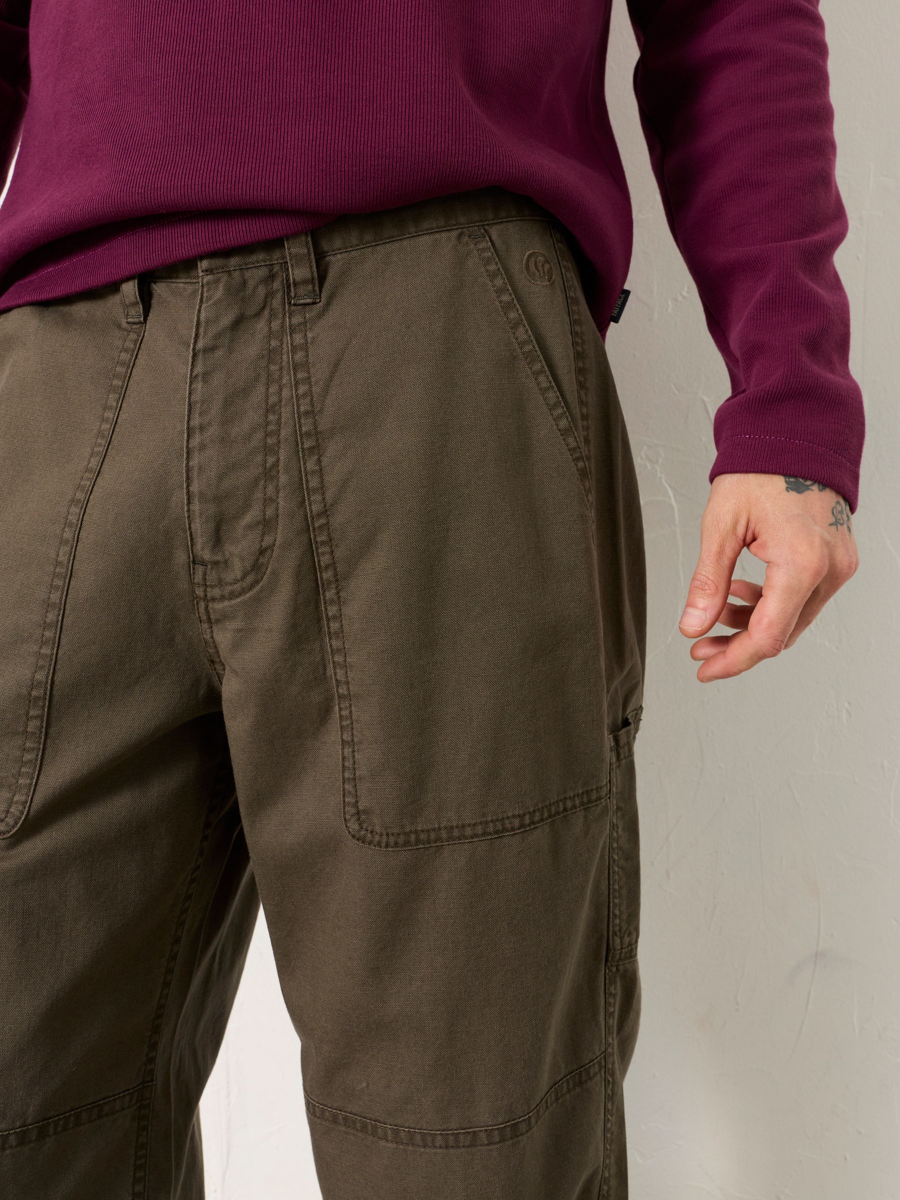 Green Leyburn Utility Trousers - Image 5 of 7