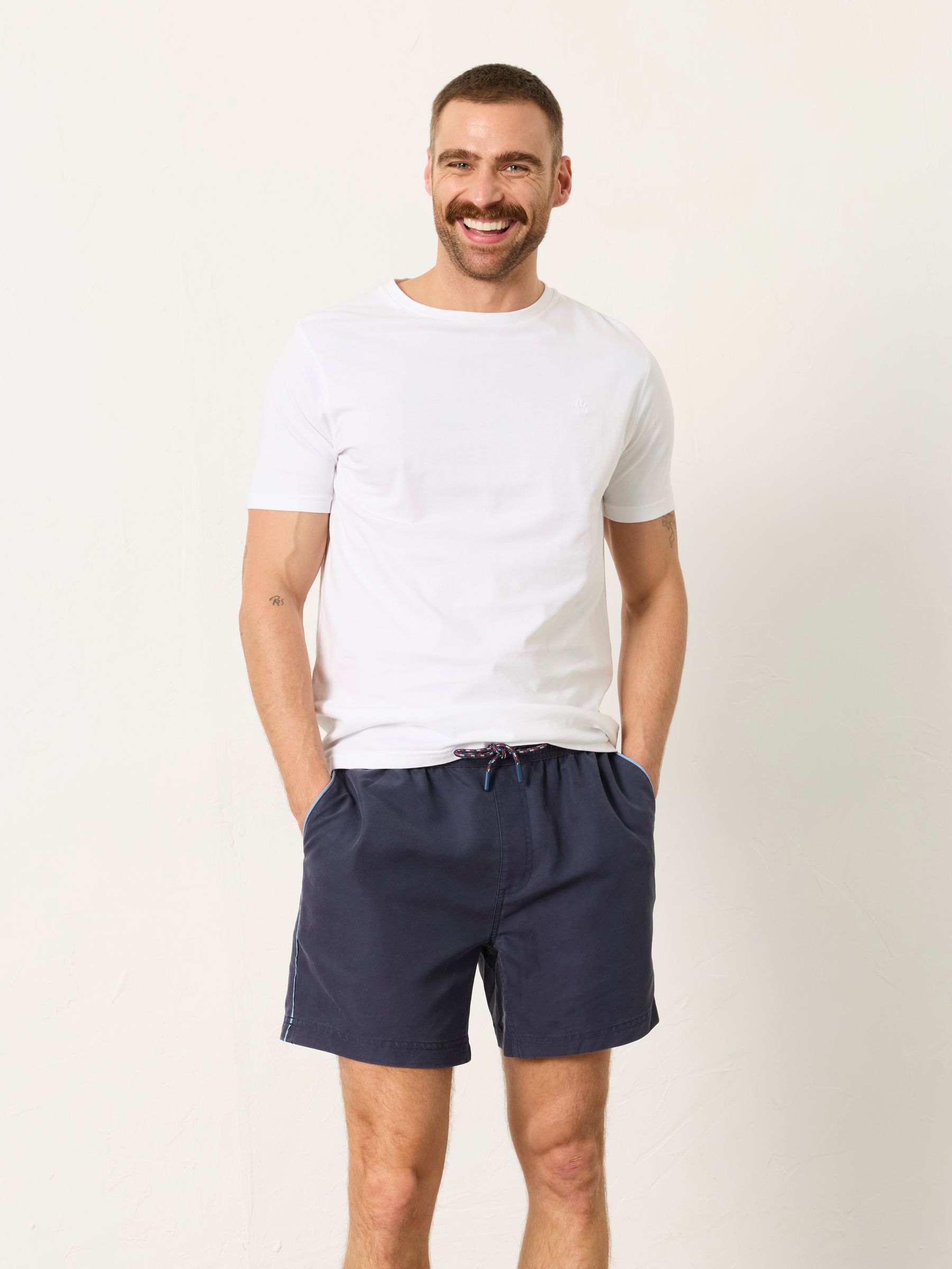 Trevose Navy Swim Shorts - Image 8 of 9