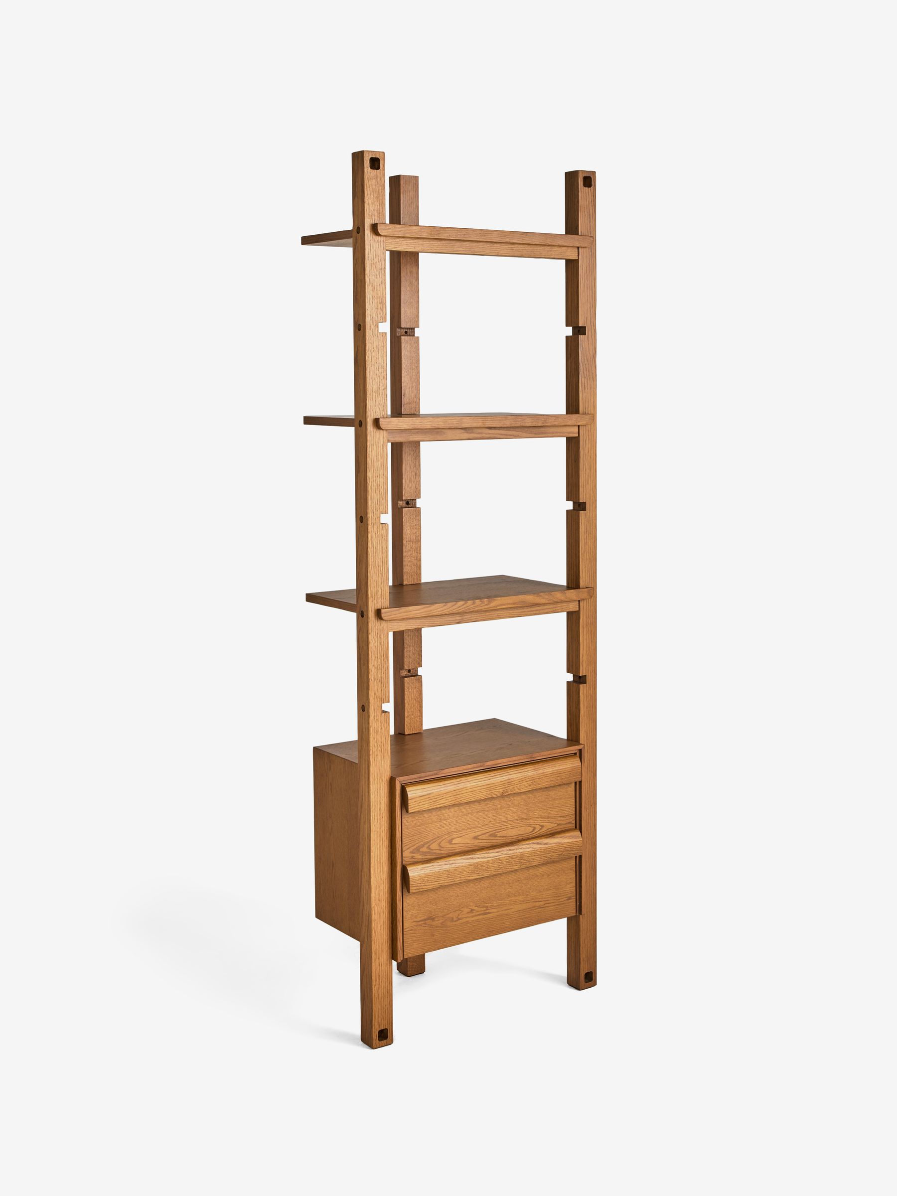 Plinth Narrow Shelving in Oak - Image 8 of 8