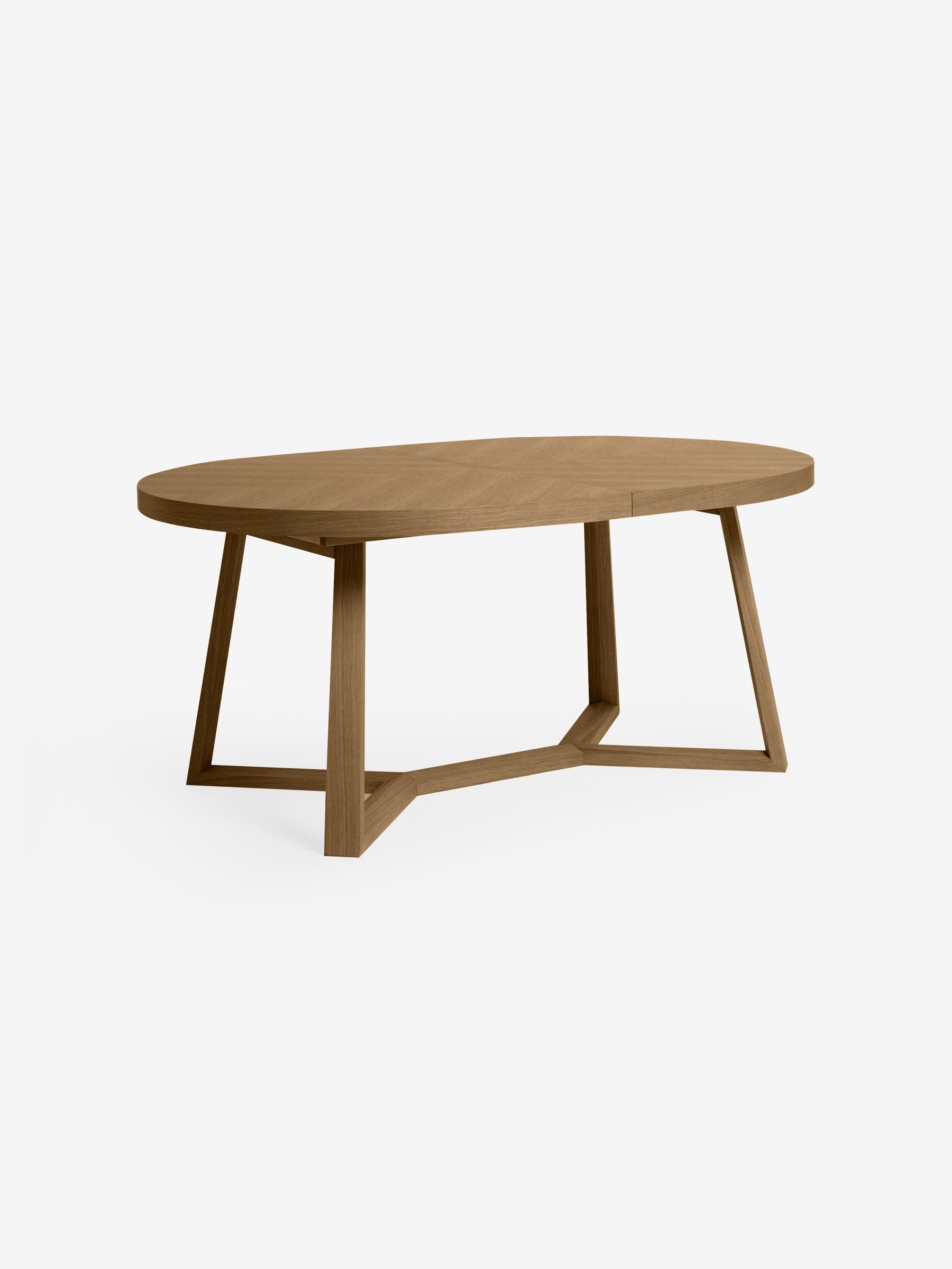 Belgrave Round 6 to 8 Seater Extending Dining Table in Dark Stain Oak - Image 5 of 6