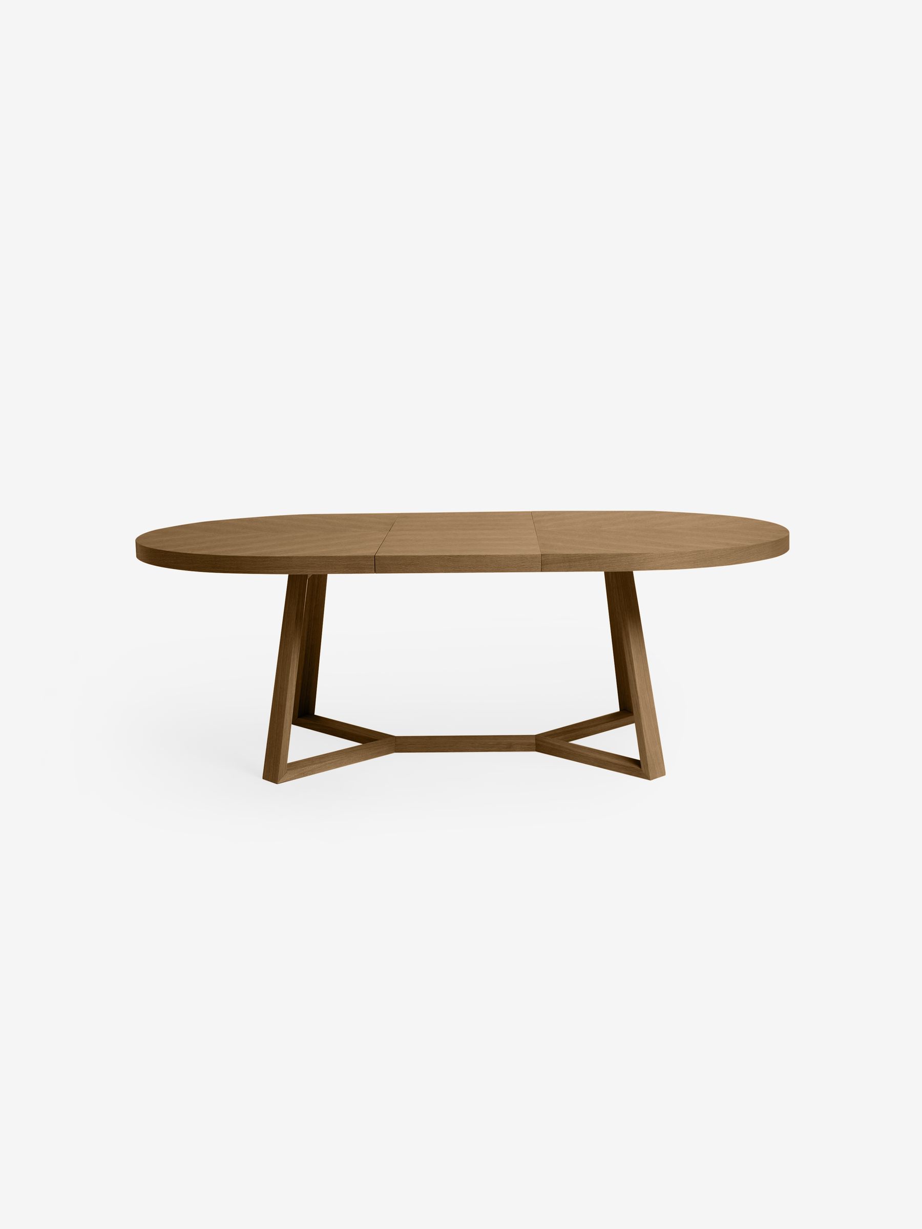 Belgrave Round 6 to 8 Seater Extending Dining Table in Dark Stain Oak - Image 6 of 6