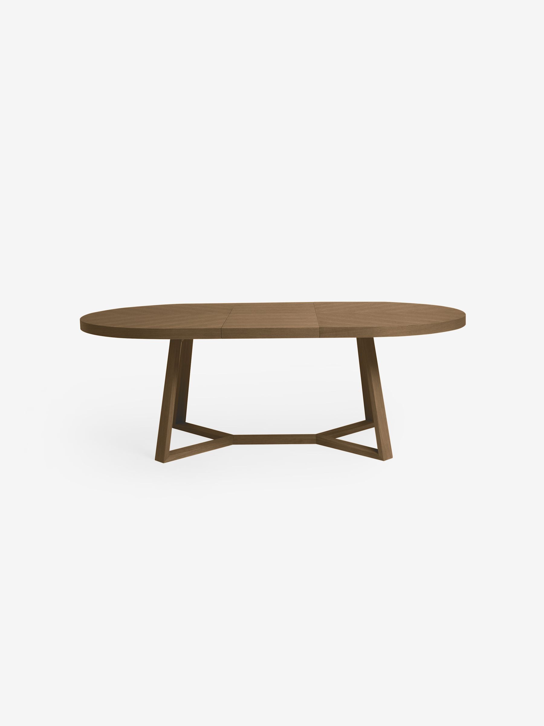 Belgrave Round 6 to 8 Seater Extending Dining Table in Dark Stain Oak - Image 7 of 7