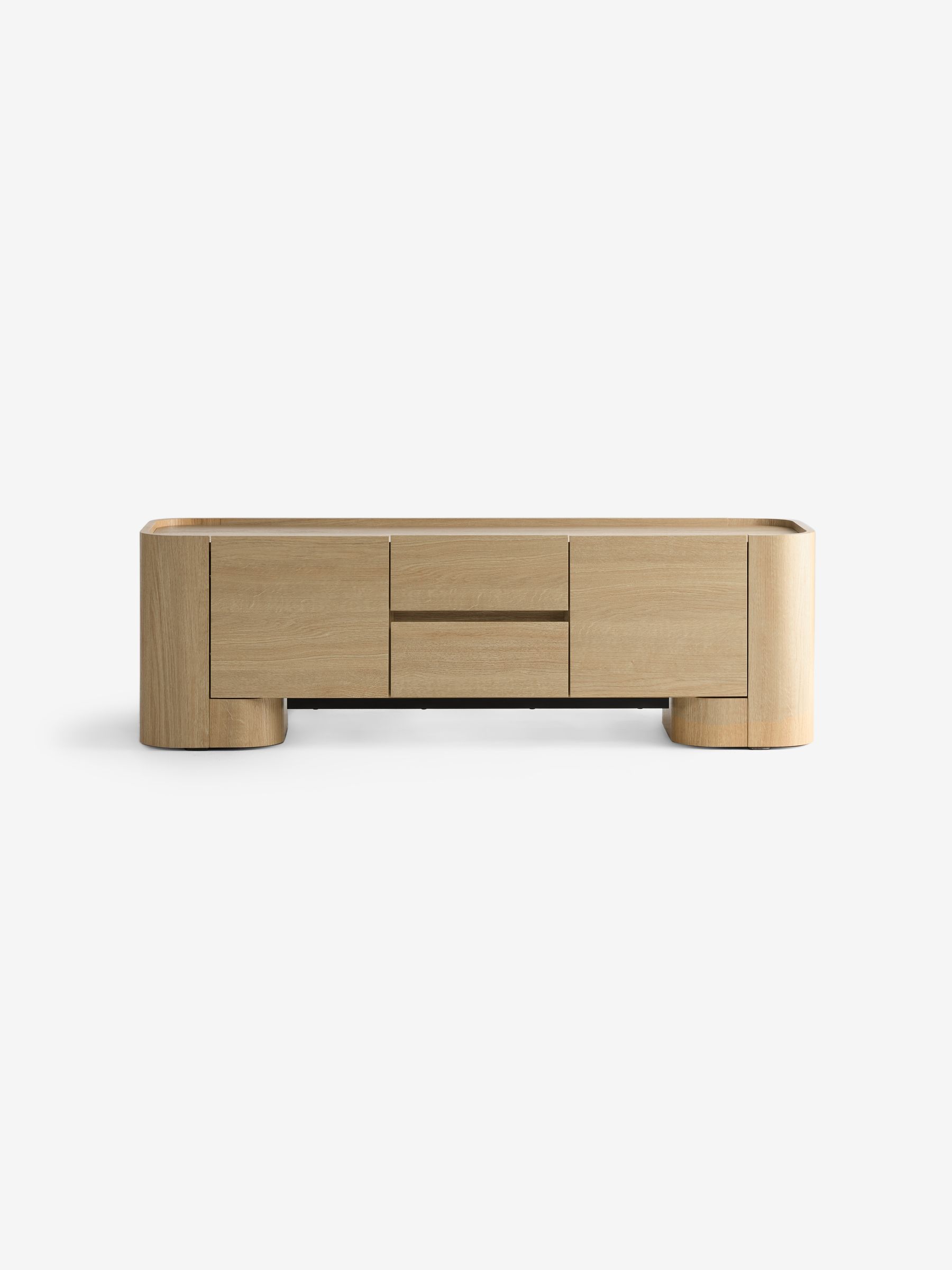 Kain Up to 55 Inch TV Unit in Light Oak Effect - Image 6 of 8