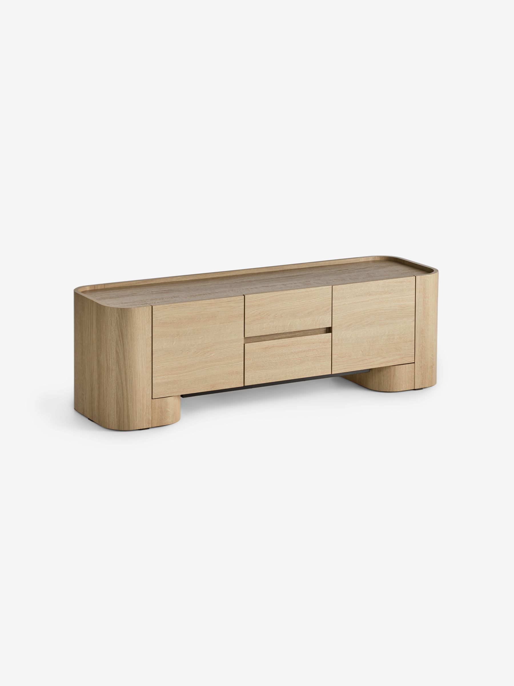 Kain Up to 55 Inch TV Unit in Light Oak Effect - Image 8 of 8