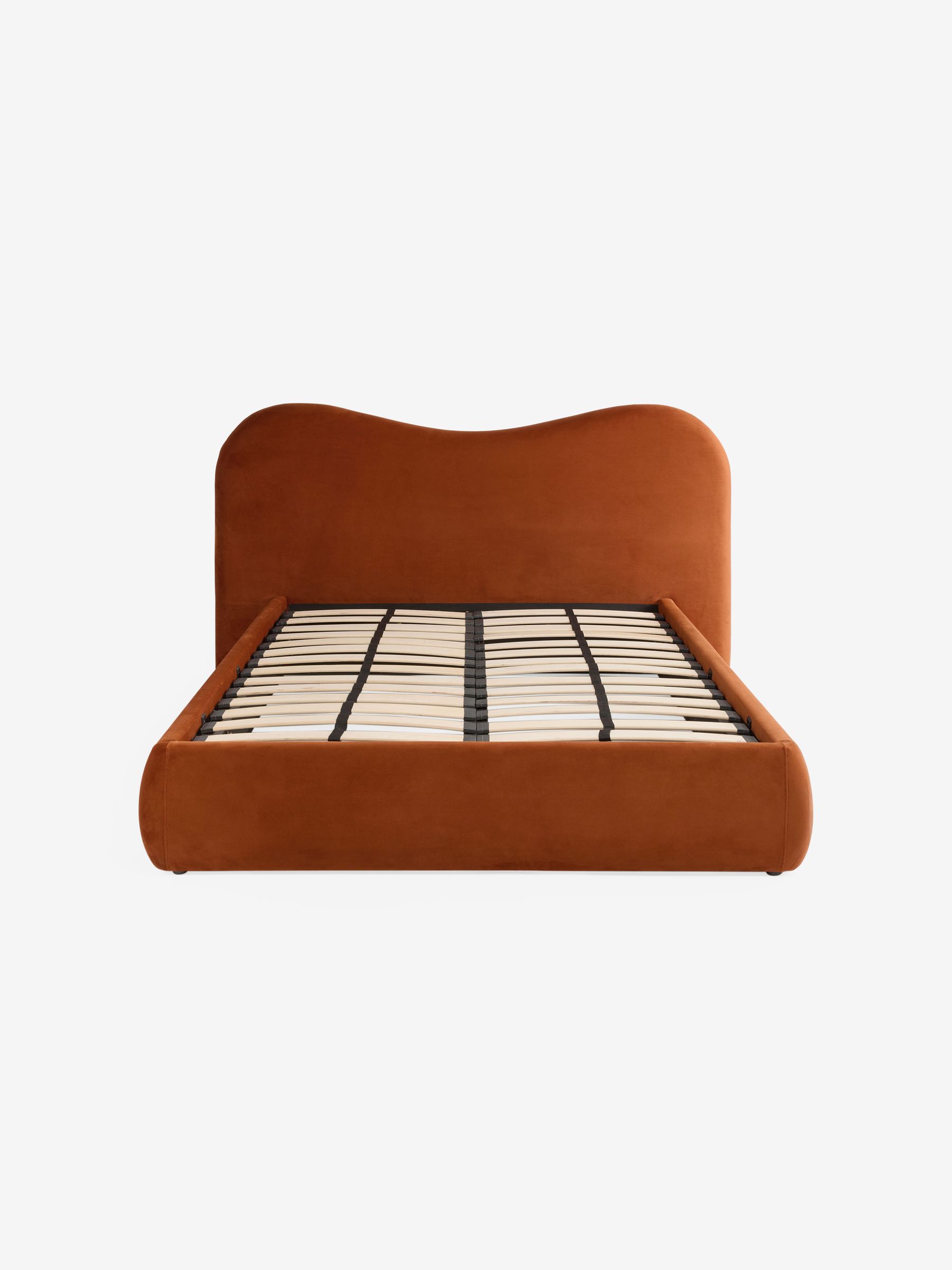 Maya Ottoman Bed in Velvet Cinnamon - Image 4 of 5