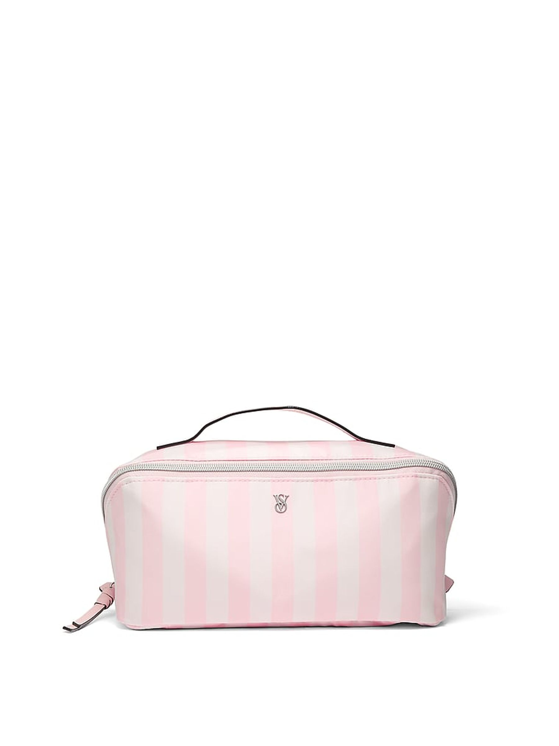 Heritage Stripe Pink 3 Piece Makeup Bag - Image 1 of 4