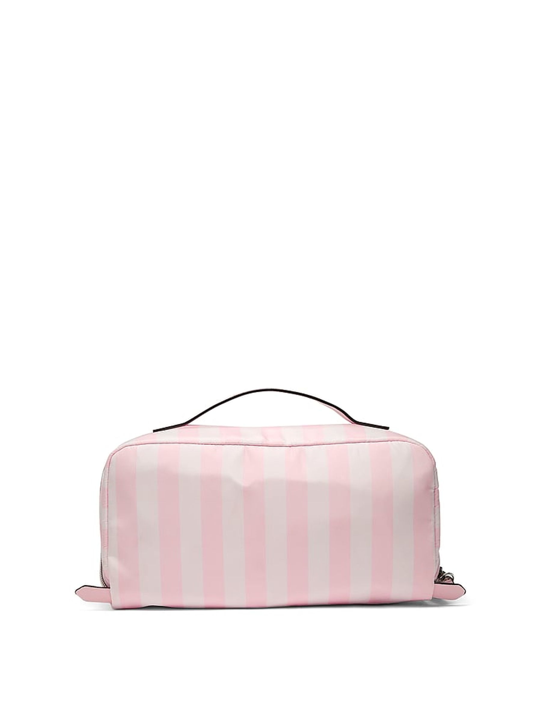 Heritage Stripe Pink 3 Piece Makeup Bag - Image 2 of 4