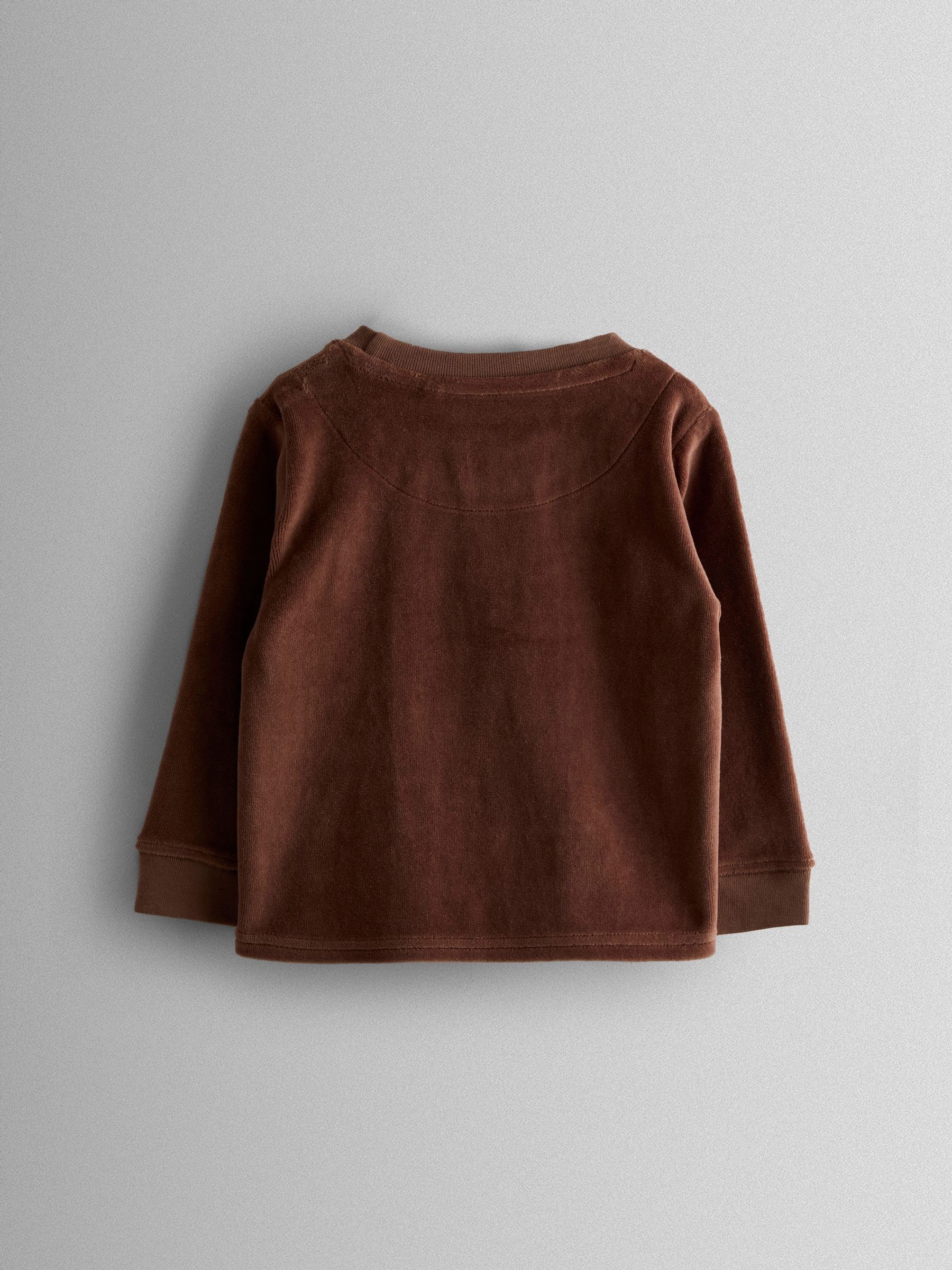 Brown Bear Cosy Jersey Pyjamas - Image 4 of 7