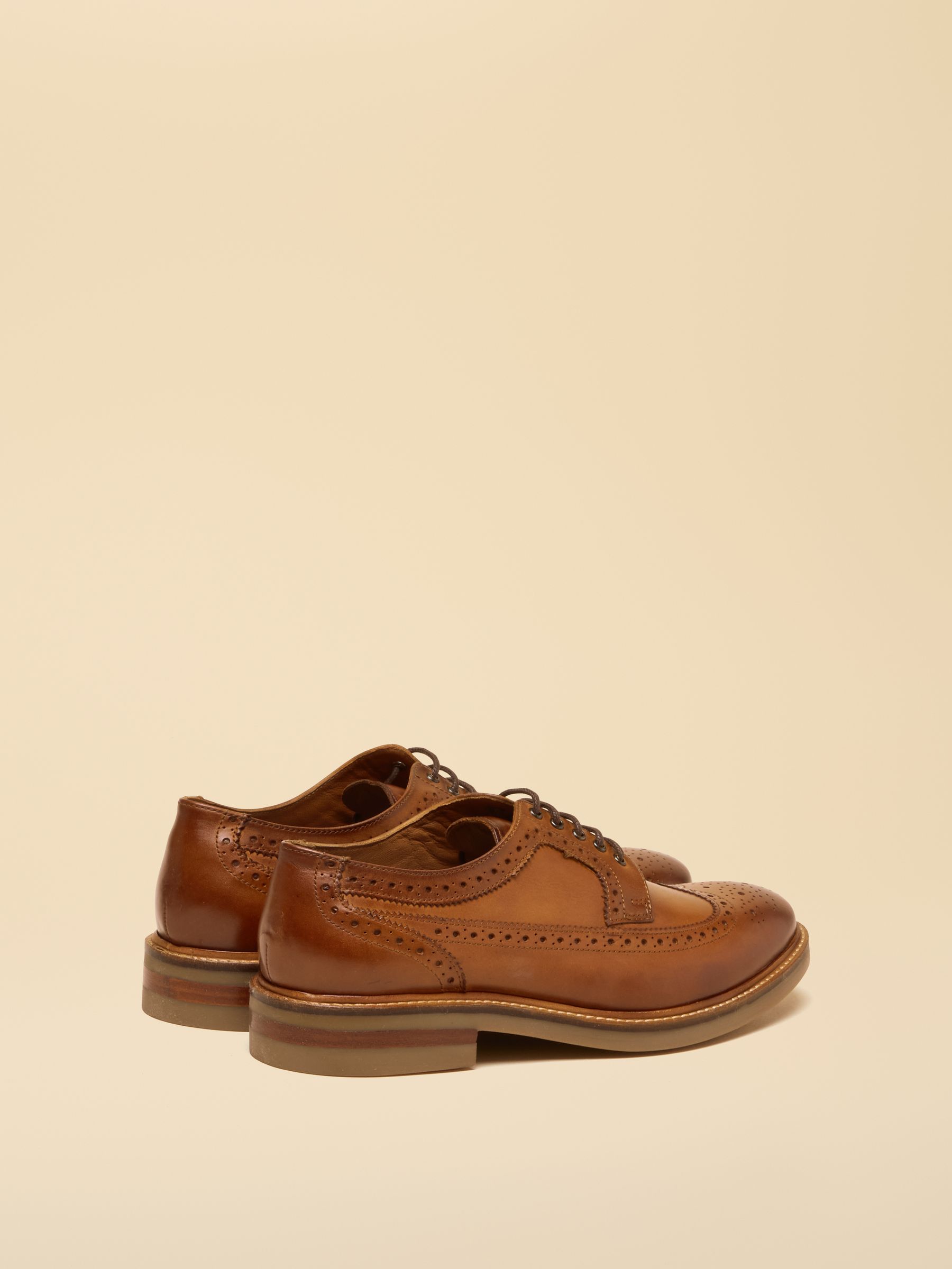 Tan Brown Suede Brogue - Image 3 of 7