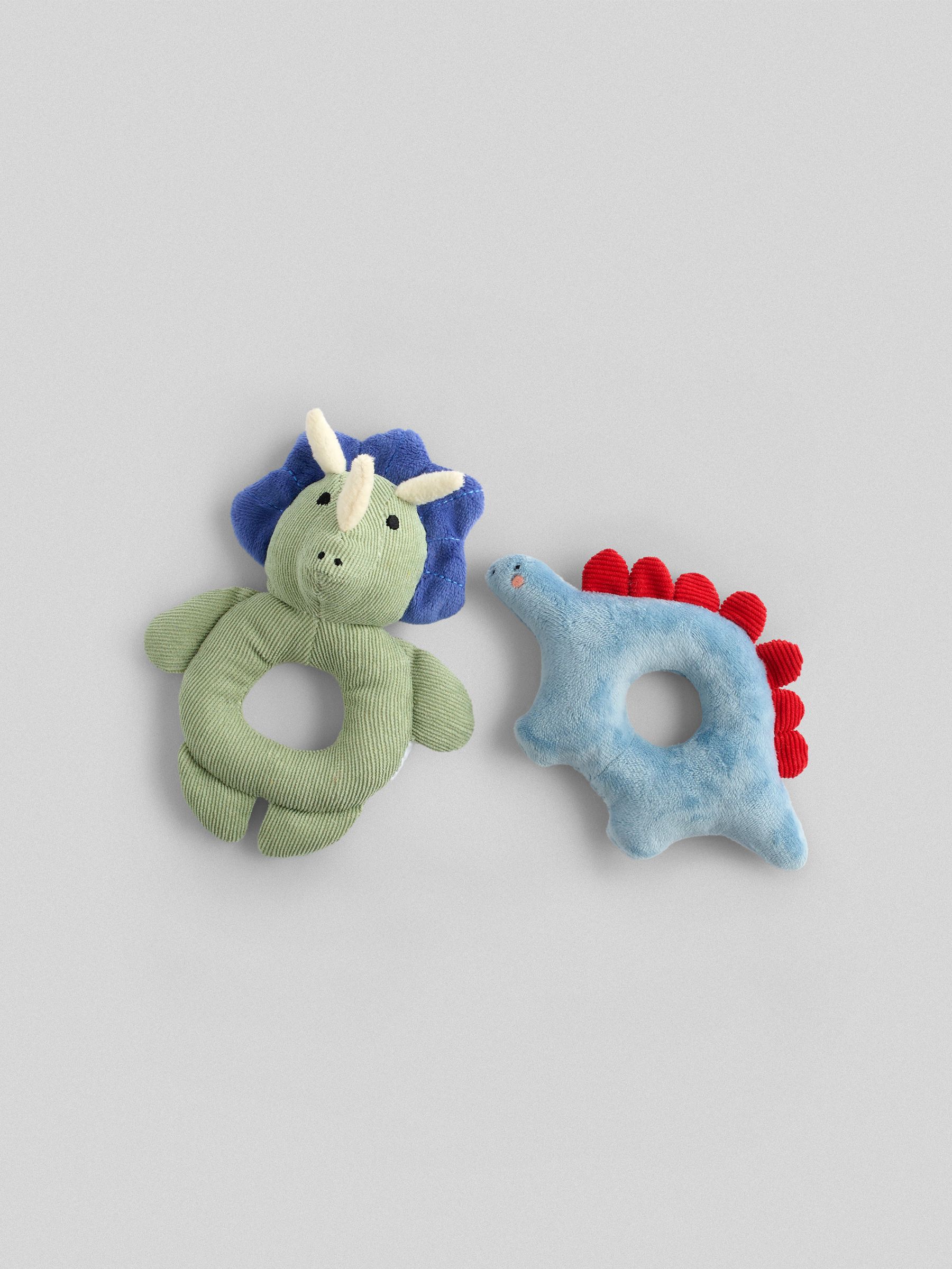 Set of 2 Dinousaur Rattles - Image 1 of 4