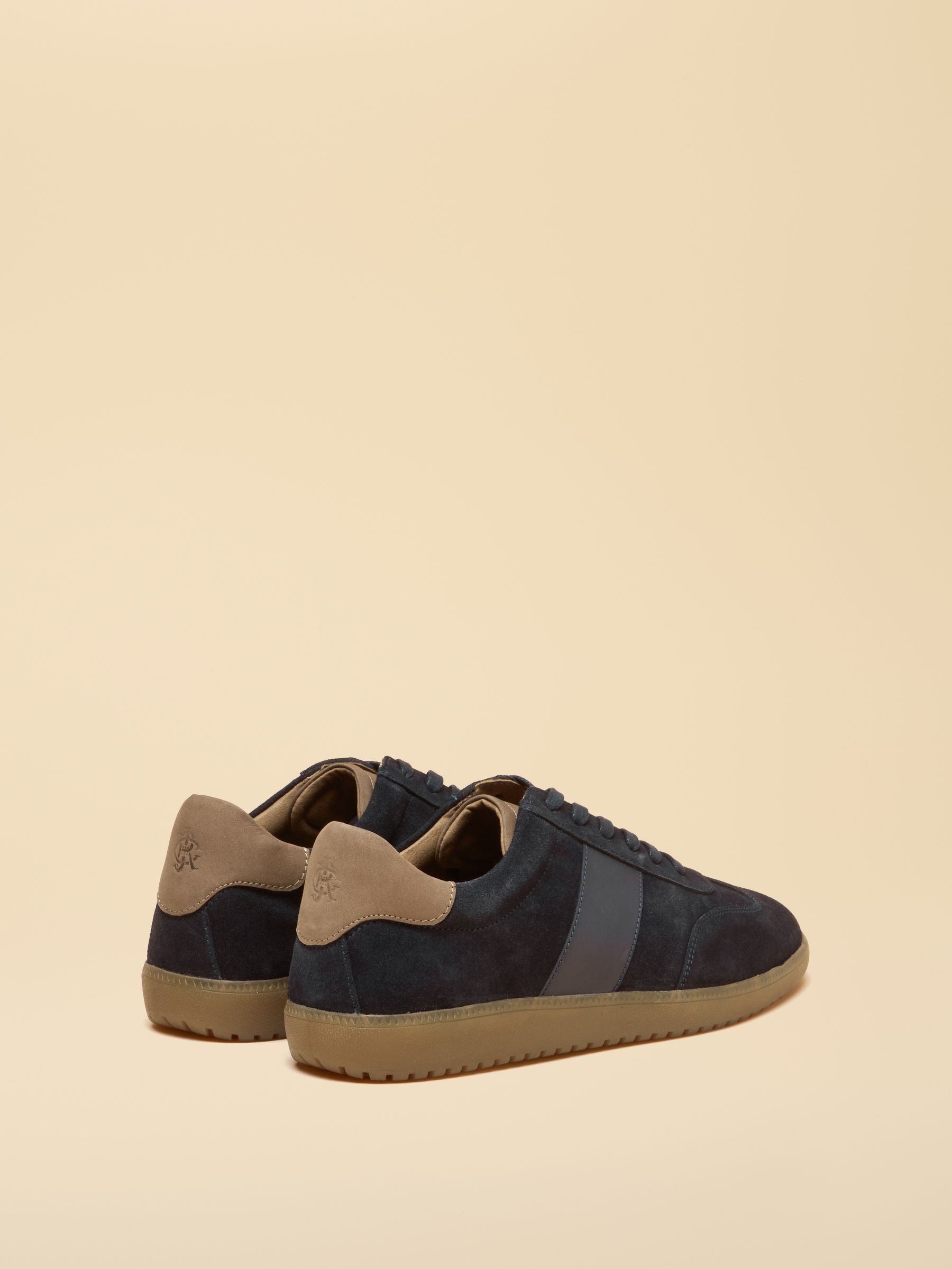 Navy Suede Trainers - Image 3 of 7