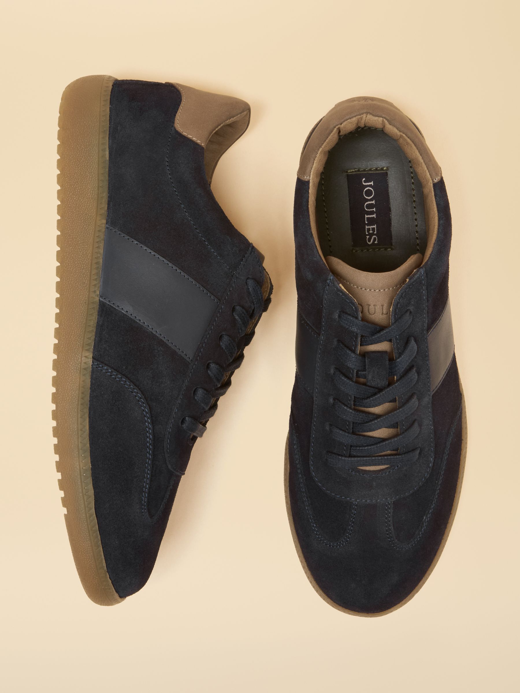 Navy Suede Trainers - Image 5 of 7