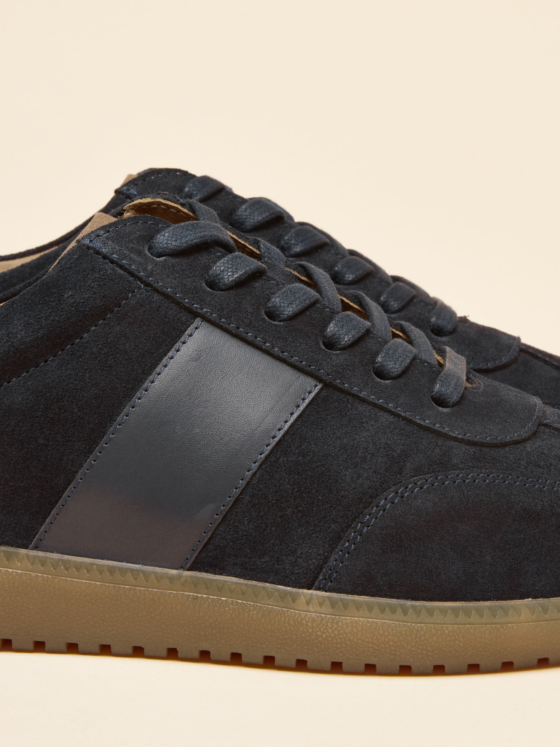 Navy Suede Trainers - Image 6 of 7