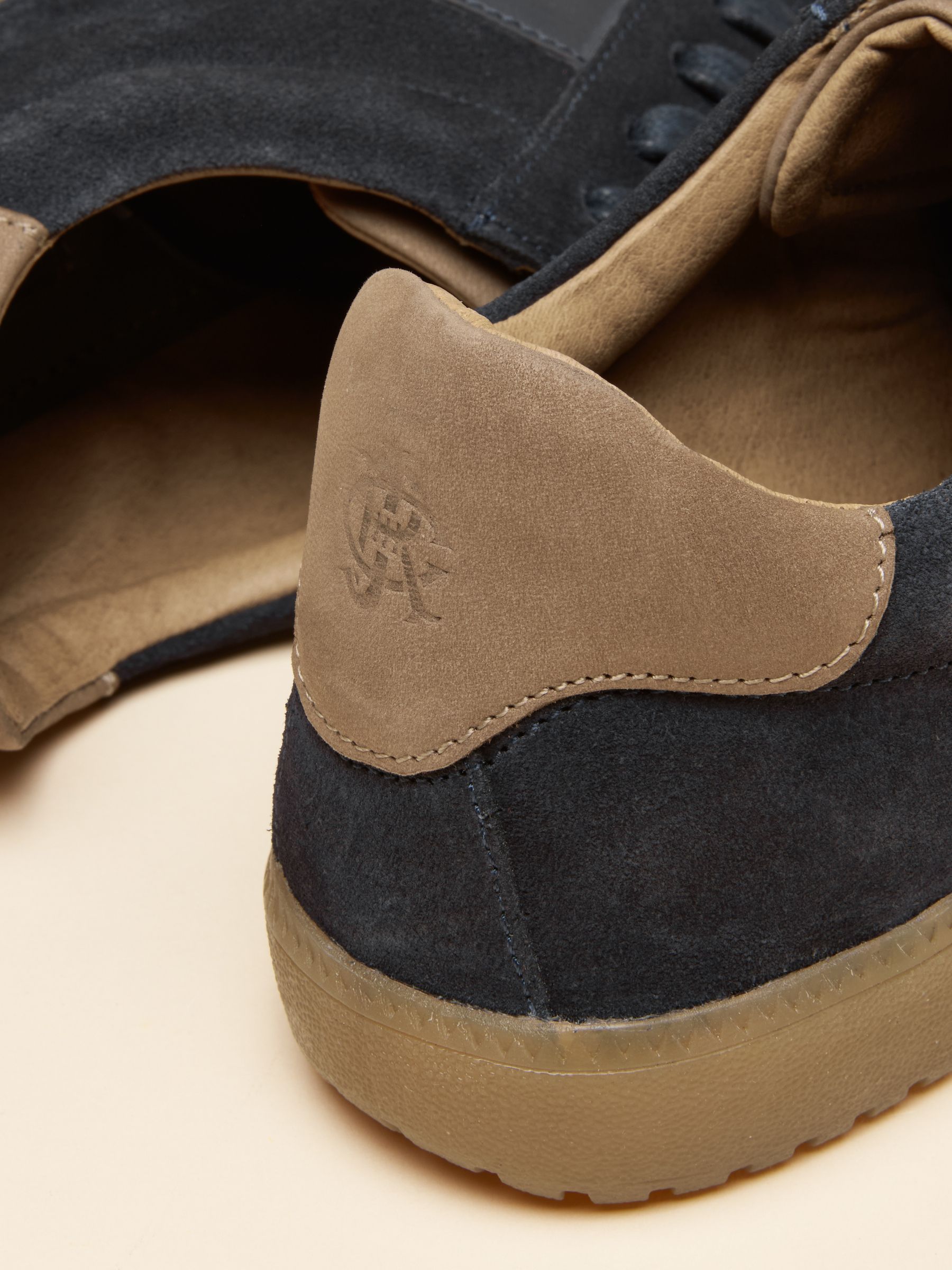 Navy Suede Trainers - Image 7 of 7 Navy Suede Trainers - Image 7 of 7