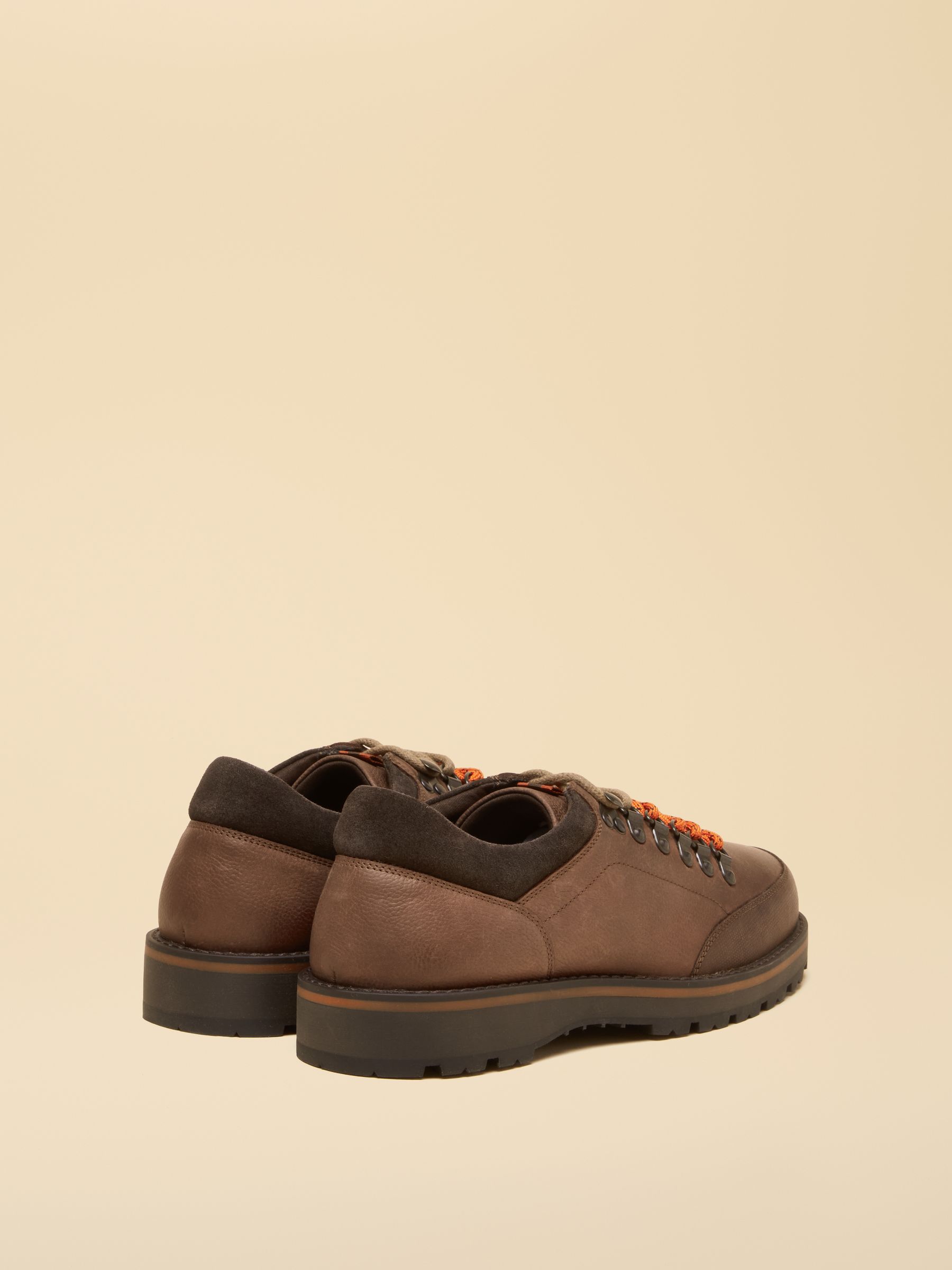 Brown Leather Hiker Boots - Image 3 of 7