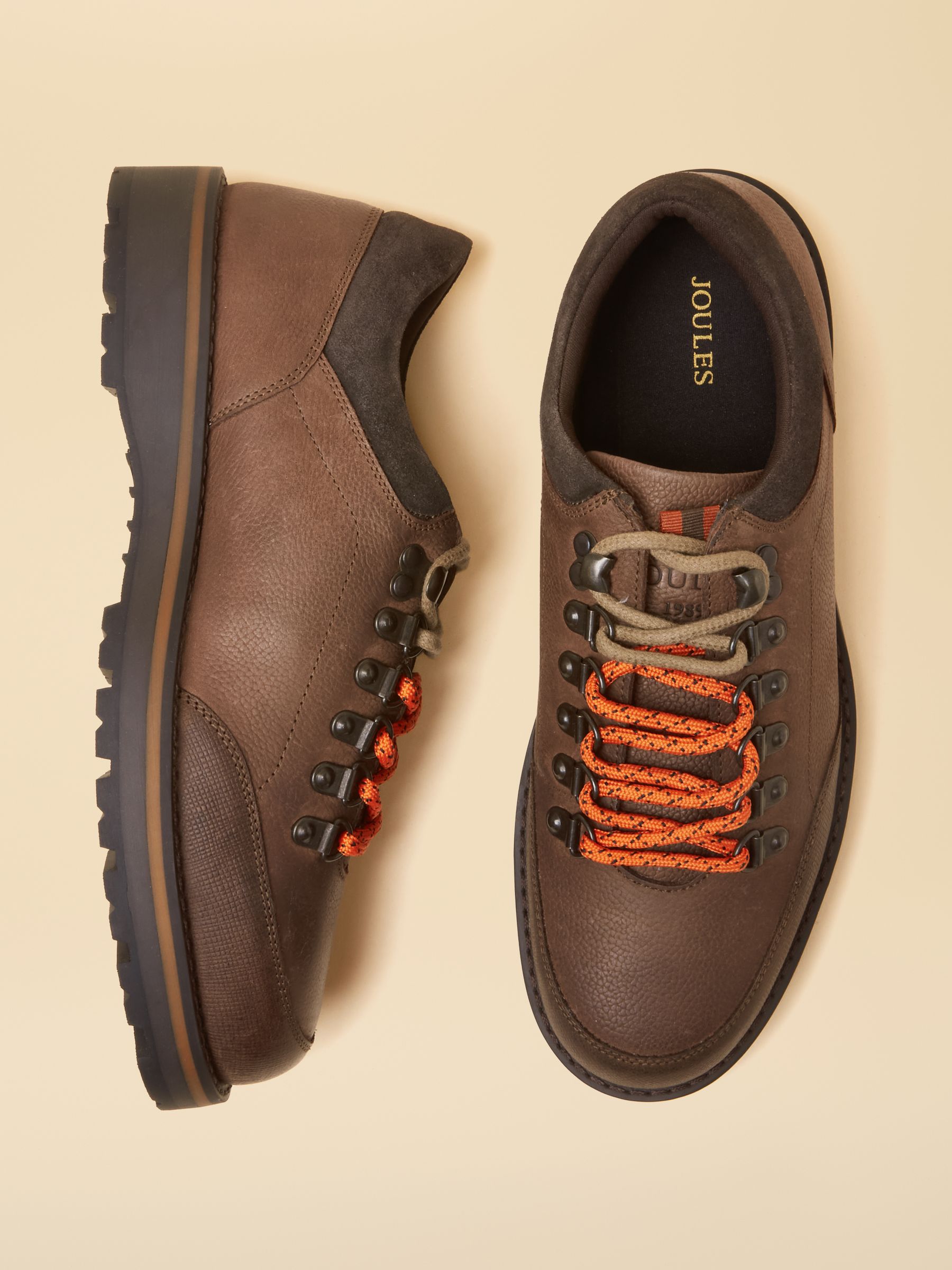 Brown Leather Hiker Boots - Image 5 of 7