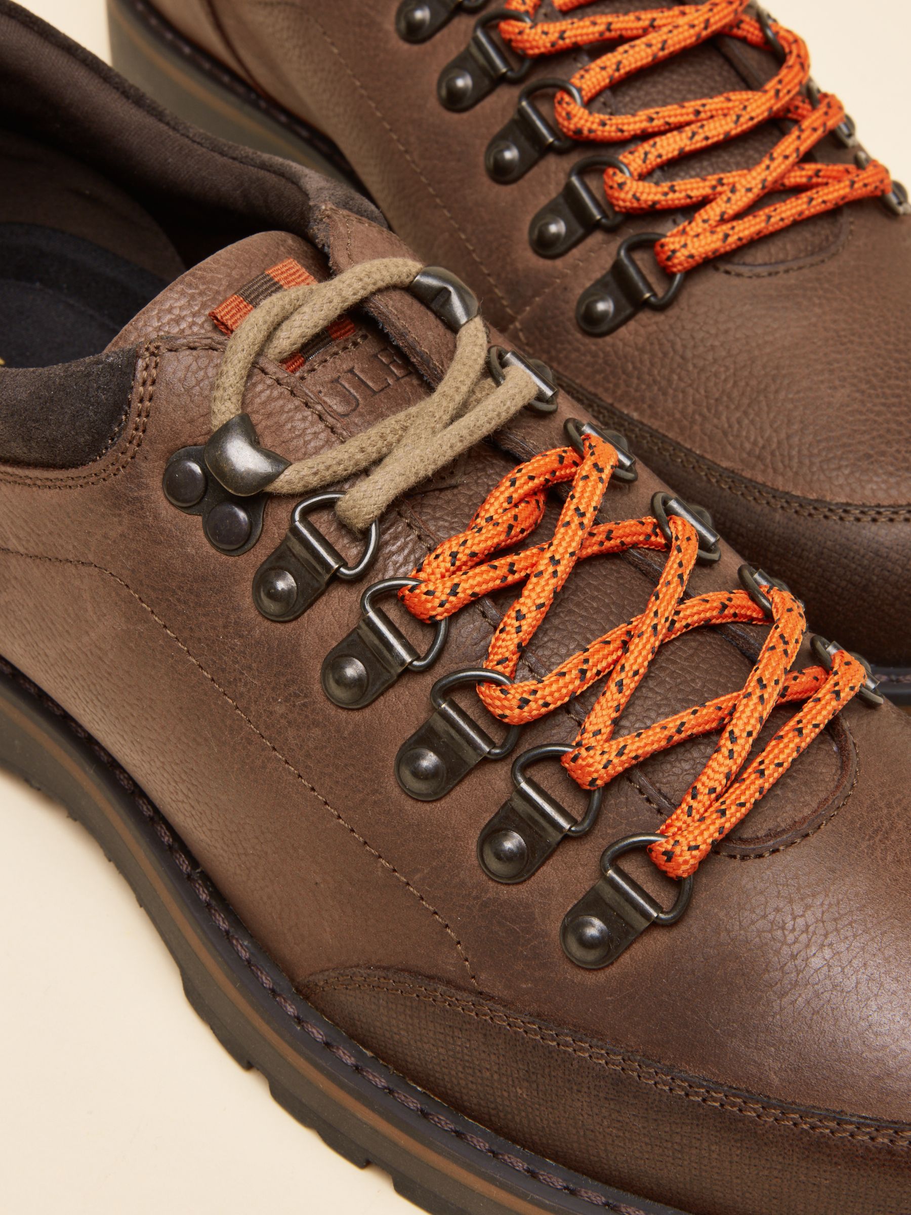 Brown Leather Hiker Boots - Image 6 of 7