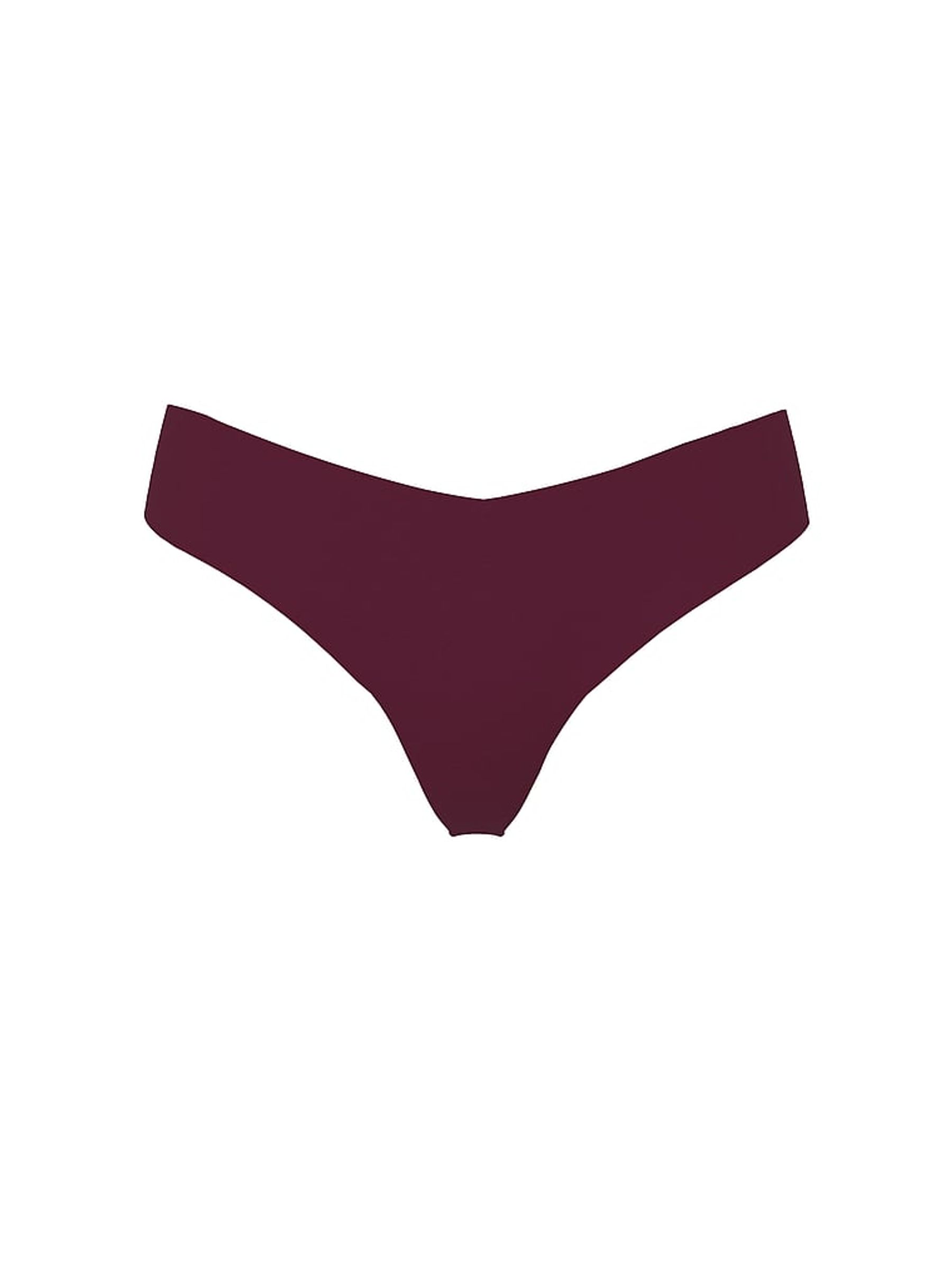 Purple Rose Thong No Show Rib Knickers - Image 3 of 3