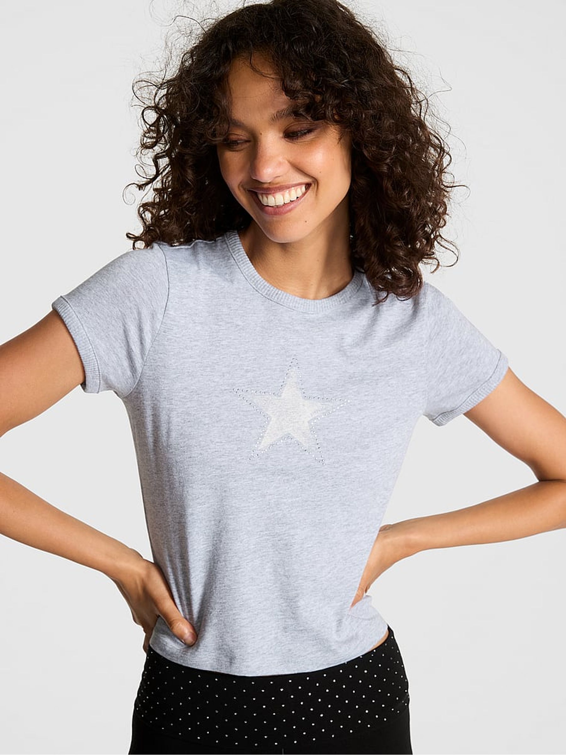 Medium Heather Grey Retro T-Shirt - Image 2 of 4