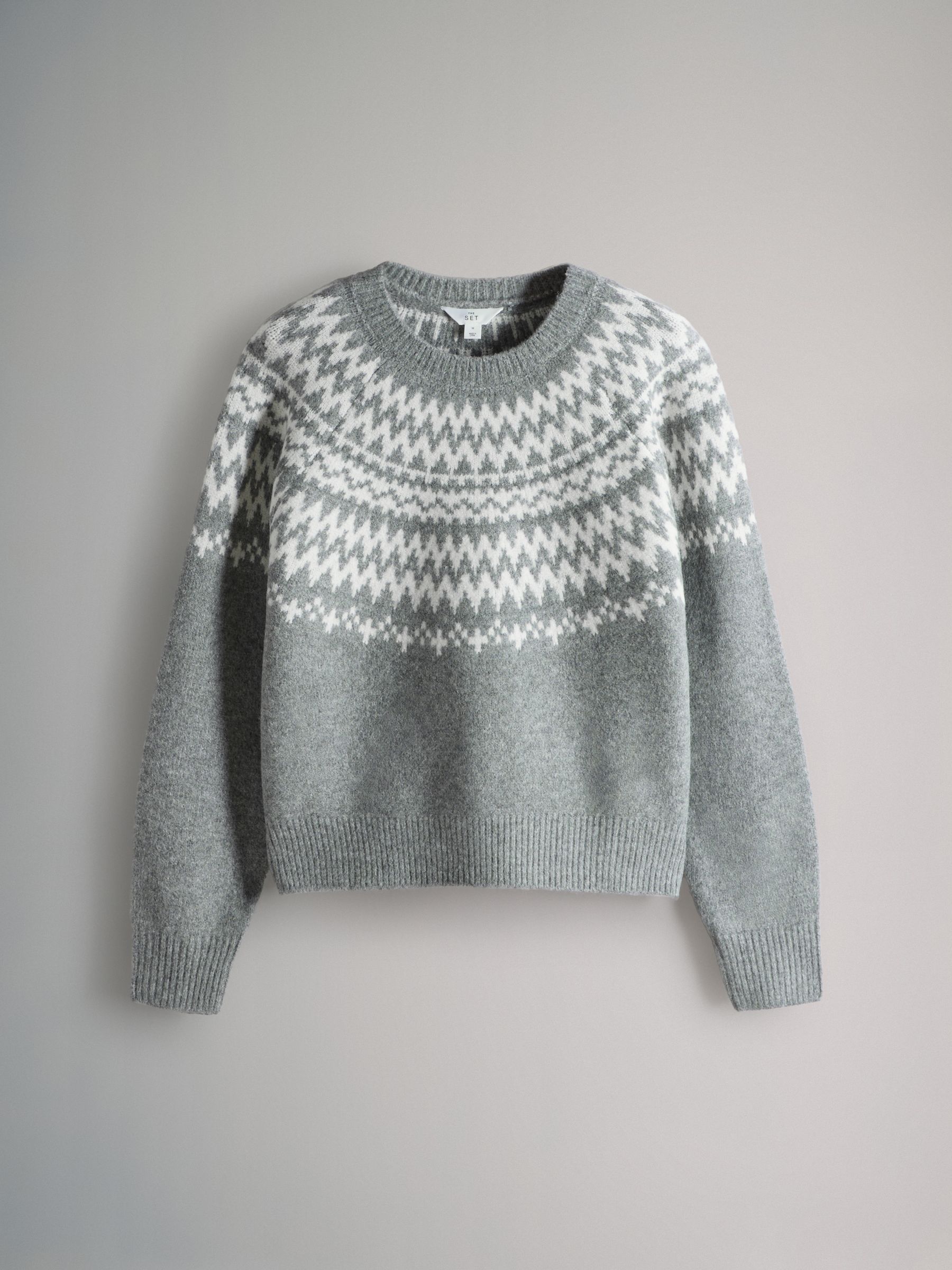 2 Pack Fairilse Pattern Knitted Jumper and Cardigan Set - Image 5 of 6