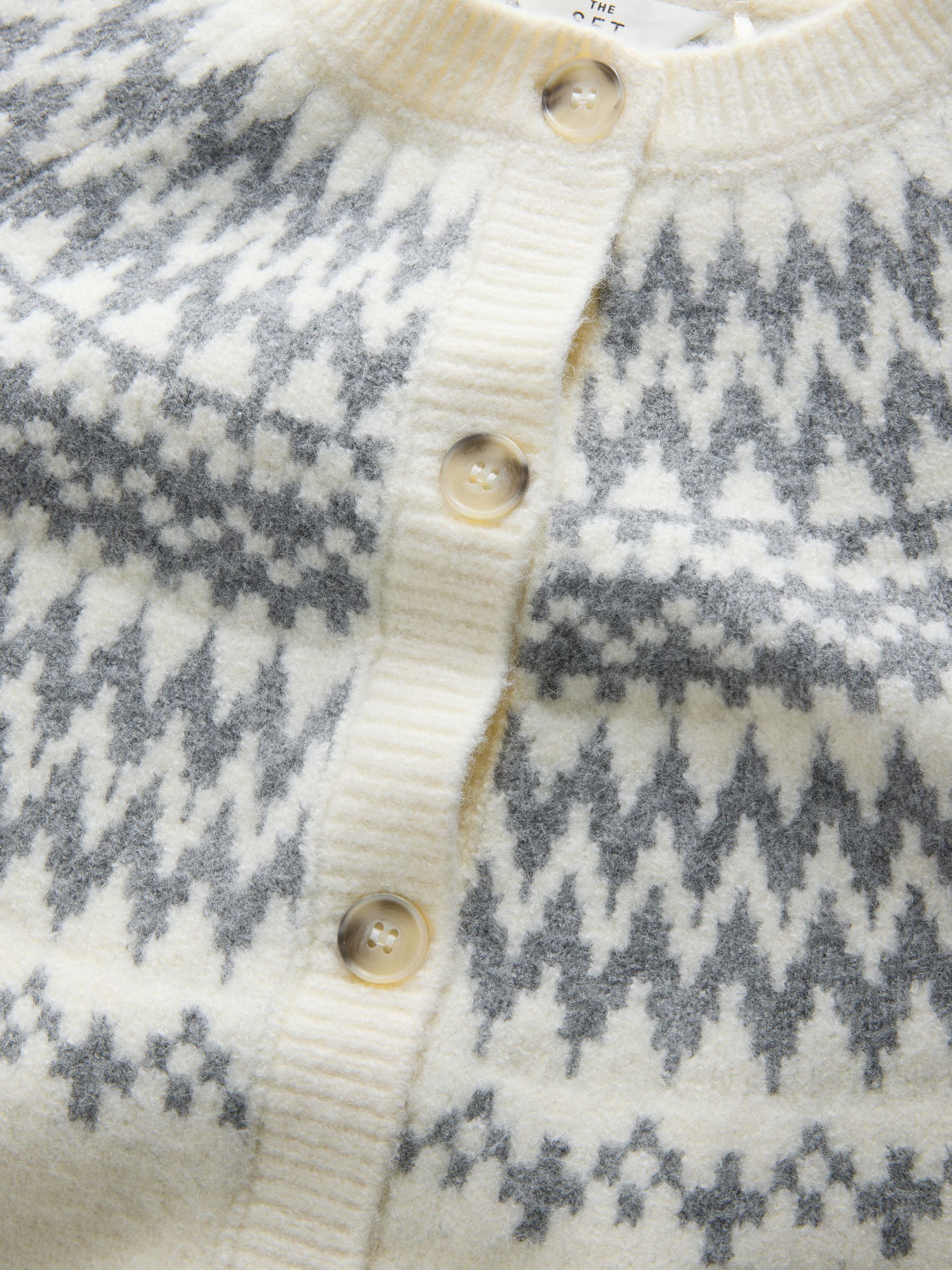 2 Pack Fairilse Pattern Knitted Jumper and Cardigan Set - Image 6 of 6